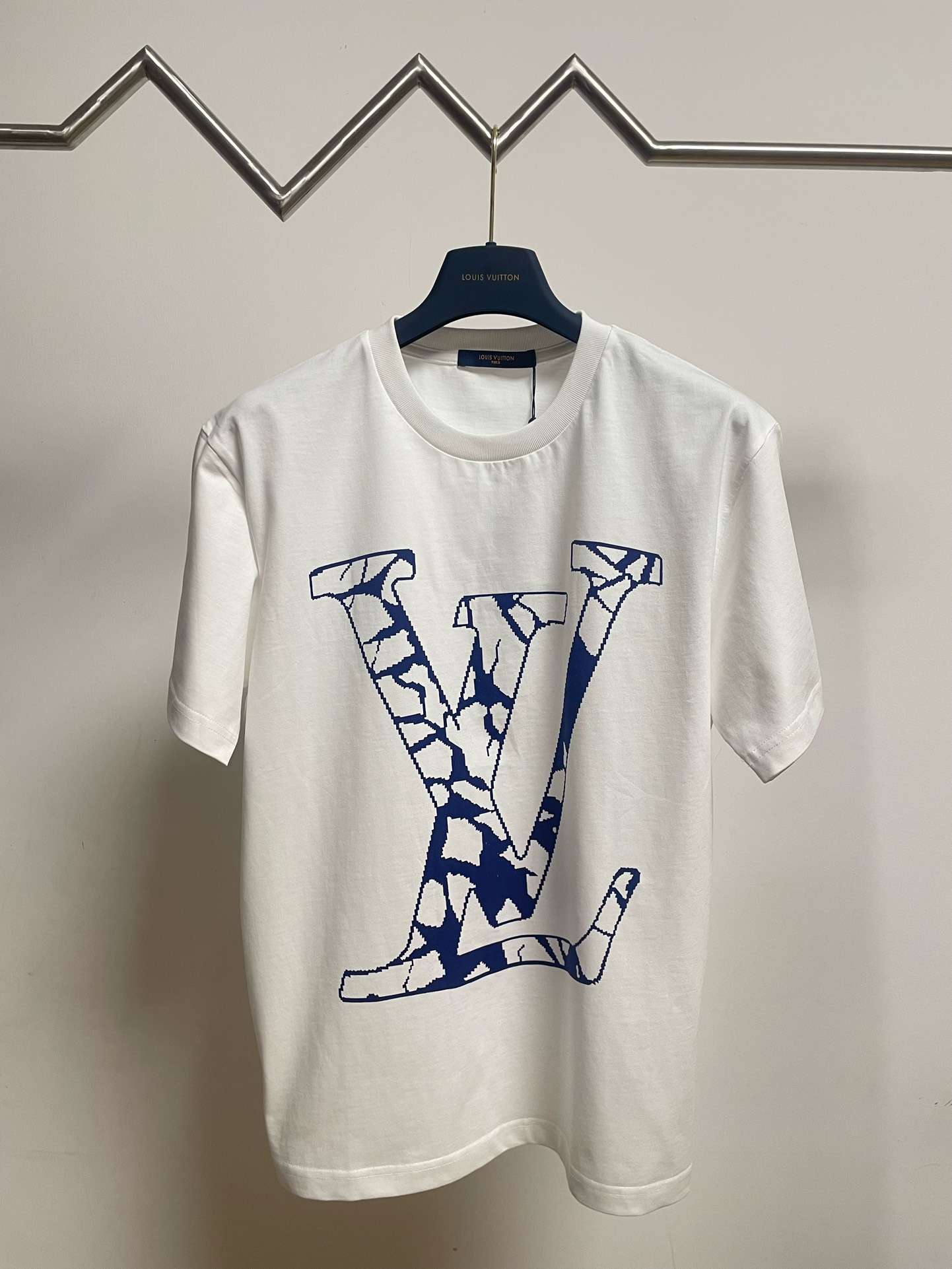 Louis Vuitton Clothing T-Shirt White Printing Unisex Cotton Spring/Summer Collection Short Sleeve