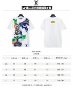 Louis Vuitton Clothing T-Shirt Embroidery Short Sleeve