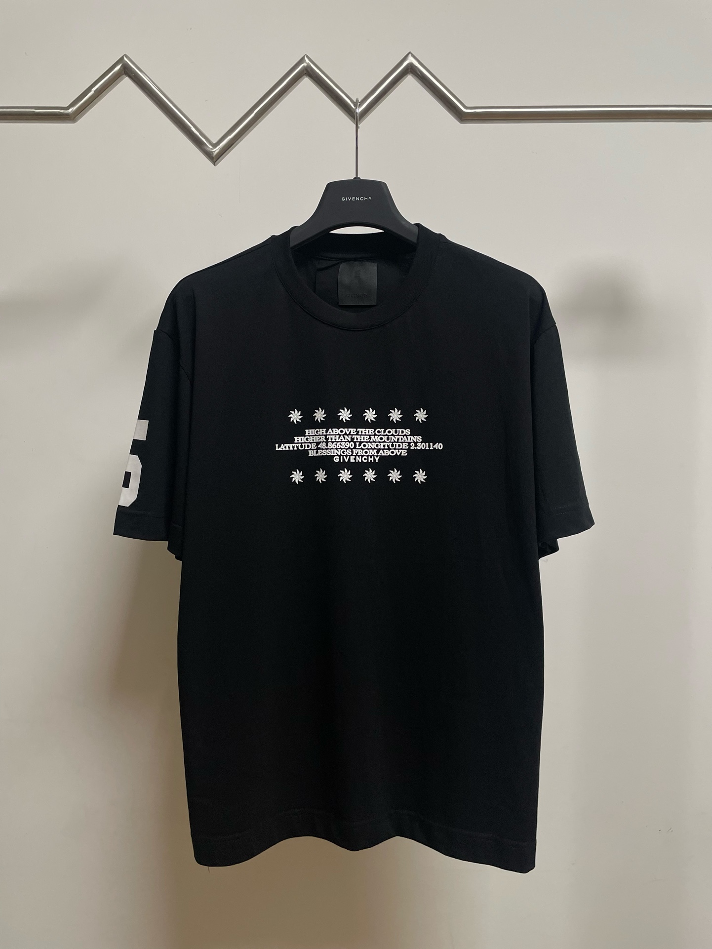 Givenchy Clothing T-Shirt Black Printing Unisex Cotton Mercerized Spring/Summer Collection Short Sleeve