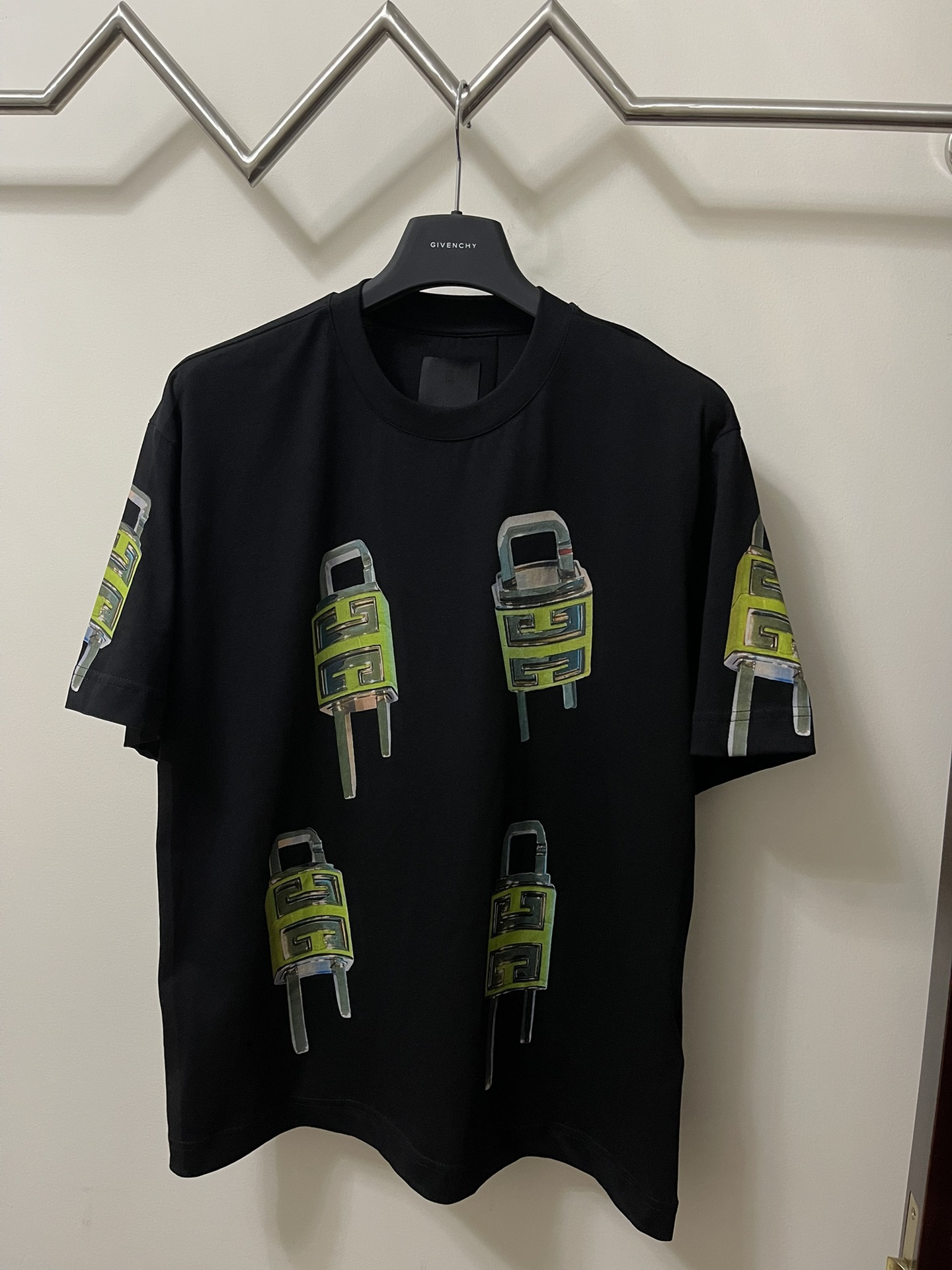 Givenchy Fake
 Clothing T-Shirt Black Unisex Cotton Mercerized Spring/Summer Collection Short Sleeve
