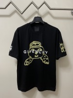 Givenchy Clothing T-Shirt Black Printing Unisex Cotton Mercerized Spring/Summer Collection Short Sleeve