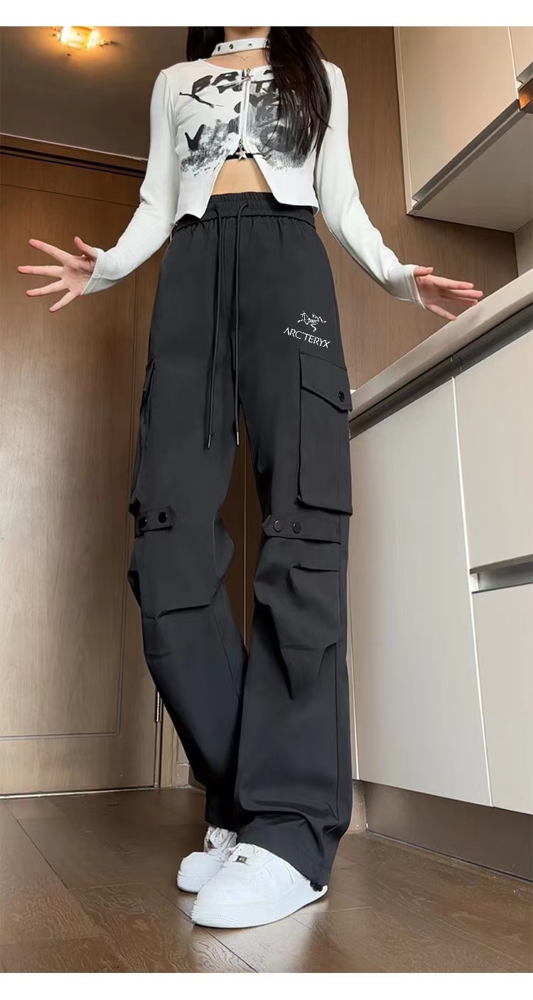 Arc’teryx Clothing Pants & Trousers Black Grey Khaki White Unisex Spring/Fall Collection Fashion Sweatpants
