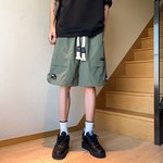 The North Face Clothing Pants & Trousers Shorts ArmyGreen Black Green Men Cotton Summer Collection Casual
