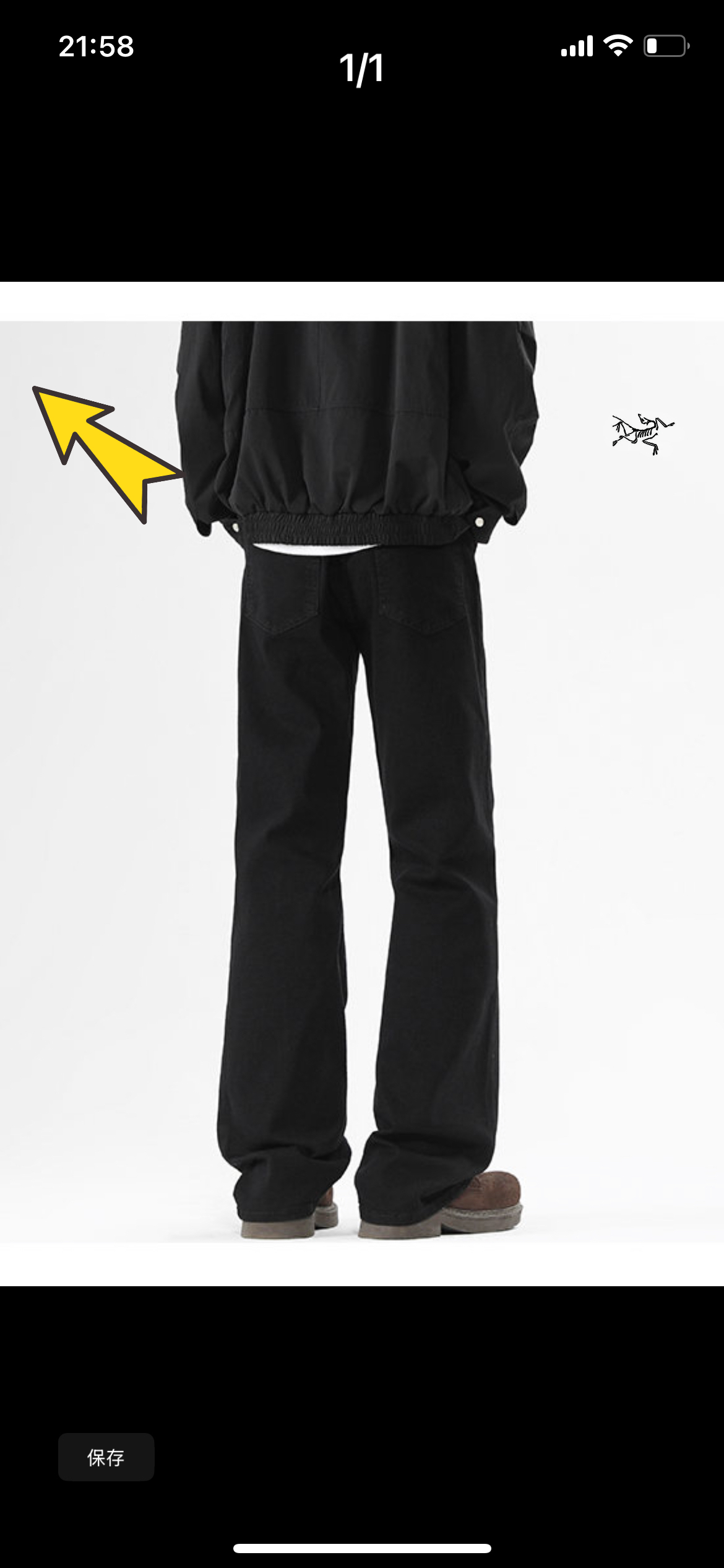 供货价:80💰『常熟热销篇章』顶级贸易货,工厂1:1定制,原包装+原吊牌
Arcteryx始祖鸟2025新款美式高街水洗直筒牛仔裤百搭男女休闲拖地长裤四季款
出行必备可盐可甜。 
牛仔裤是近几年衣柜里必不可少的,无论长短,牛仔裤的实用性&休闲感都是一流的,其实普通的牛仔裤对于穿法和搭配还是挺讲究的,让牛仔裤变开了百搭神器,无论是普通的棉鞋,运动鞋,还是高邦的帆布鞋或者皮靴,都能穿出最时尚的花,对于上衣的搭配也很随性,怎么穿都好看。
潮范机能 水洗设计 个性十足 不起球不变形透气舒适 活性定染工艺 不褪色 加厚水洗斜纹工装棉面料,不粘毛,不掉色,上身立体有型,裤身LOGO简约印花,不变形不脱落,做工复杂精致,绝对的原单品质。 
颜色:黑色
尺码表: M-4 X L
尺码详情看图九