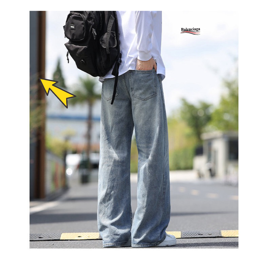 供货价:90💰『高瑞轻量化』常熟特别货,极致做工贸易款,原包装+原吊牌
Balenciaga/巴黎世家牛仔裤， 【男女同款】四季洗水拖地牛仔裤复古美式高街复古微喇宽松直筒海外限量款牛仔裤，简约大方日常通勤首选，辨识度更高，宽松廓型 ，男女都可驾重度洗水， 区别市场垃圾版本 ，质感非常好 ，棉感十足， 实物质感极佳！
颜色：浅蓝色，黑灰，
尺码：M一3xL
尺码详情看图九







