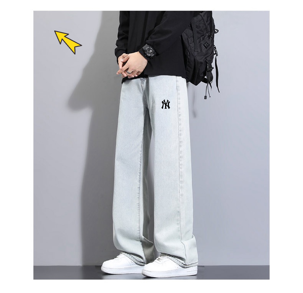 💰120
MLB/NY洋基队四季洗水牛仔裤纯色复古港风直筒修身休闲牛仔长裤
【男女同款】四季洗水拖地牛仔裤复古美式高街复古微喇宽松直筒海外限量款牛仔裤，简约大方日常通勤首选，辨识度更高，宽松廓型 ，男女都可驾重度洗水， 区别市场垃圾版本 ，质感非常好 ，棉感十足， 实物质感极佳！
颜色：冰蓝色，怀旧蓝，蓝灰，黑灰，
尺码：S一3XL
尺码详情看图九





















