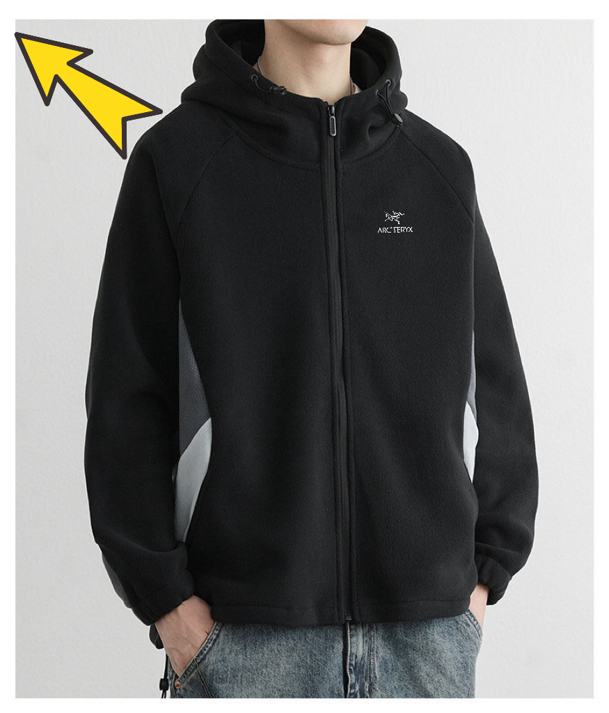 供💰100
𝐀𝐑𝐂&lsquo;𝐓𝐄𝐑𝐘𝐗/始祖鸟男女同款拉链运动薄款卫衣帽衫外套！

百搭版本 连帽设计 面料采用新型优质面料，贴身顺滑舒适，穿着能有效排汗透气，身体干爽不闷热，简约的版型，好穿不挑人，简便设计，给你不一样的体验，连帽衣领设计，有很好的包裹性，帽檐有可收紧的卡扣设计，平整下摆贴合身型，舒适简便，宽松的袖口，让你上身舒适又方便，前胸处斜插式拉链口袋，放置物品安全美观，立体裁剪 多片拼接设计，上身版型非平常外衣可比！推荐入手体验！
颜色：灰色，黑色，
尺码：M 一4XL
