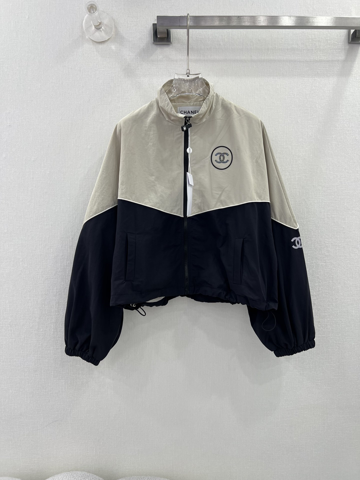 Fake
 Chanel Clothing Windbreaker Sellers Online
 Blue Grey Spring Collection Vintage