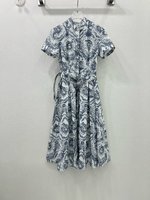 Dior Clothing Dresses Printing Summer Collection