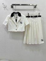 Chanel Clothing Coats & Jackets Skirts 7 Star Collection
 White Spring/Summer Collection