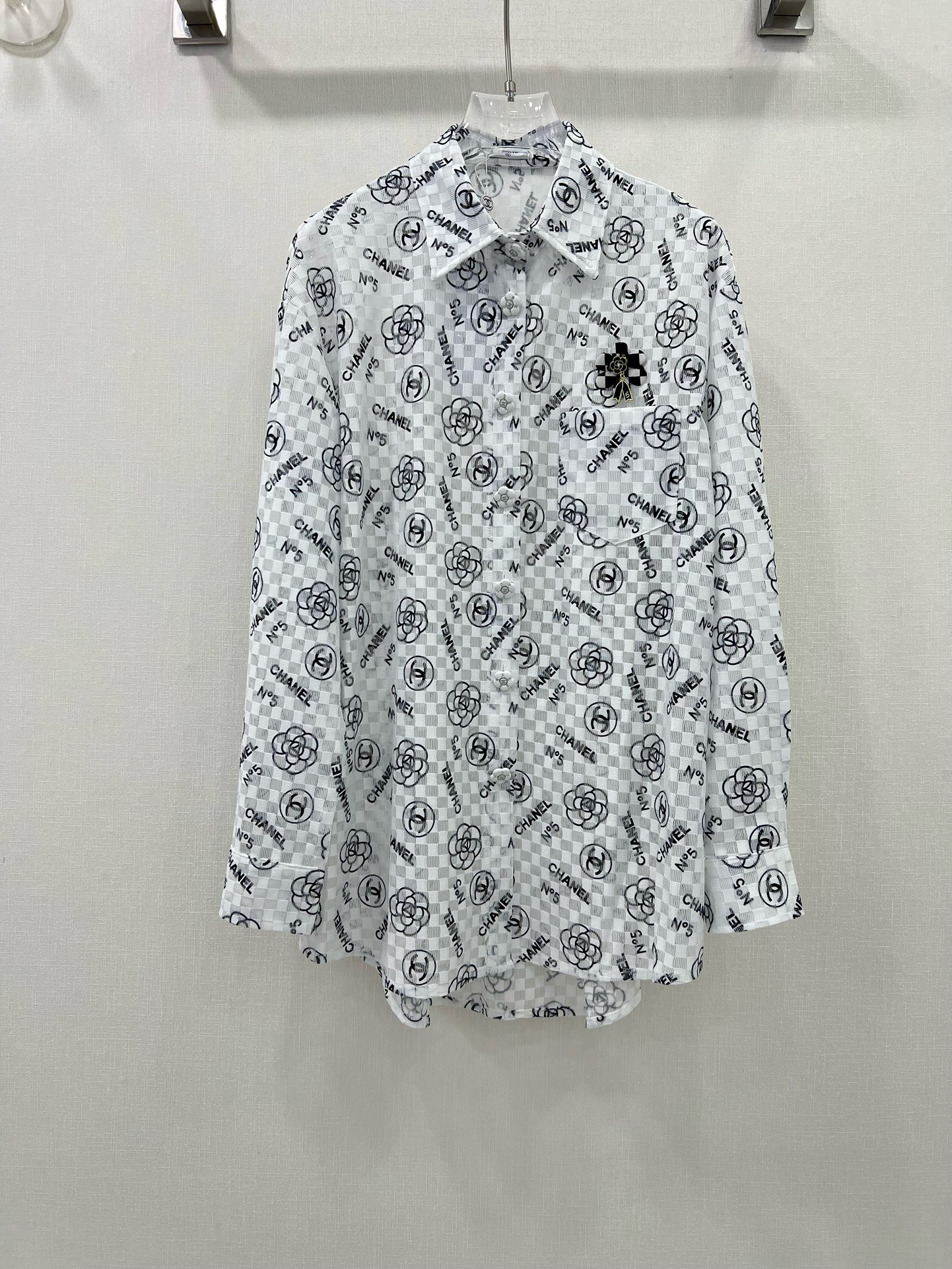 Where to Buy
 Chanel Replicas
 Clothing Shirts & Blouses White Printing Spring/Summer Collection