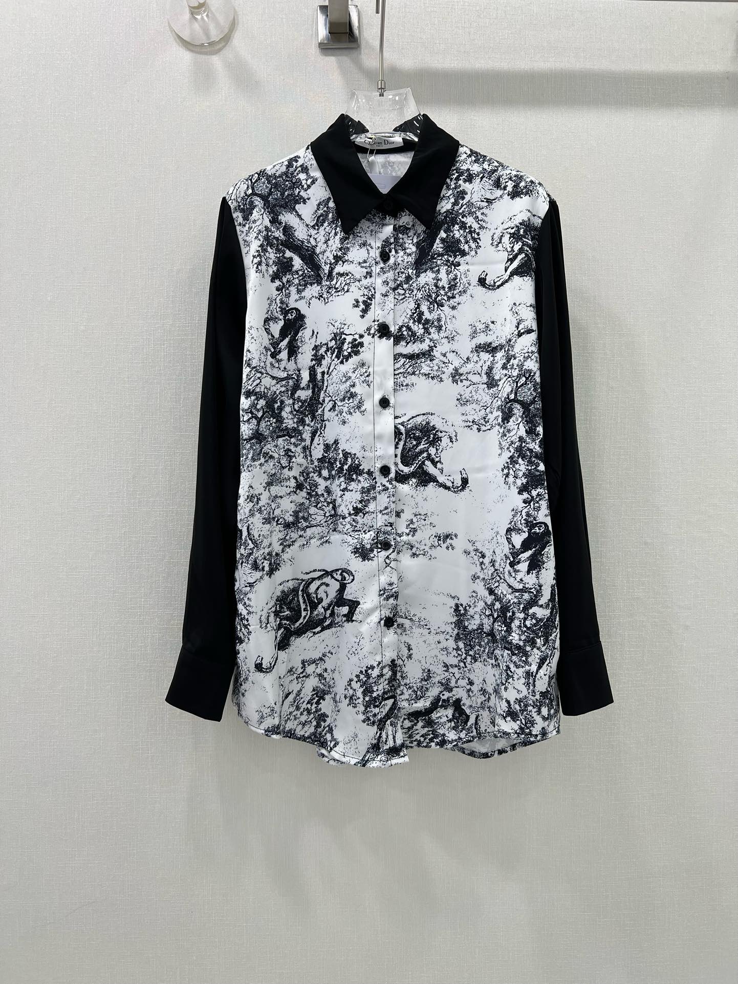 Dior Perfect 
 Clothing Shirts & Blouses Printing Spring Collection