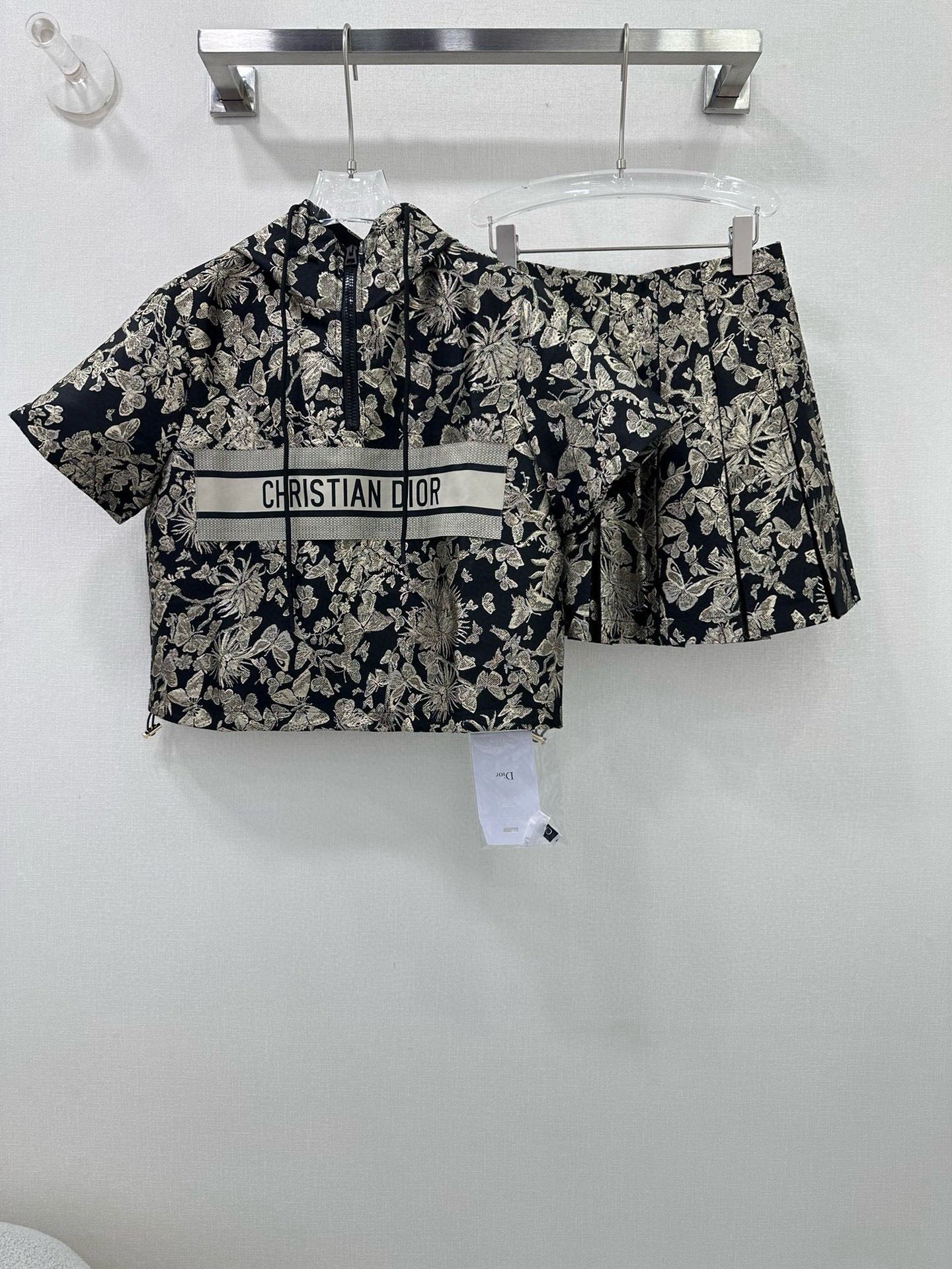 Dior Clothing Shirts & Blouses Two Piece Outfits & Matching Sets Gold Embroidery Summer Collection