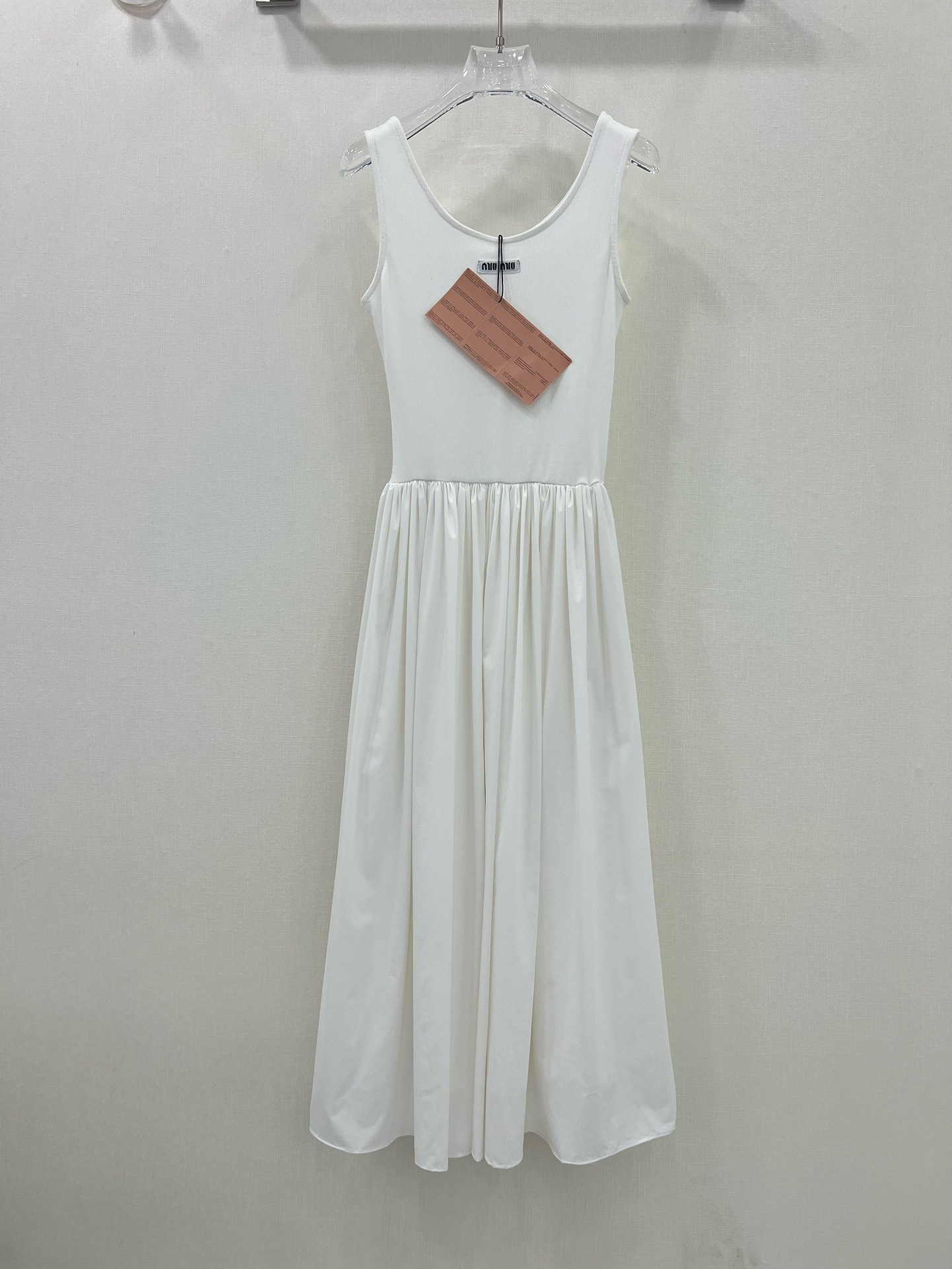 MiuMiu Replica
 Clothing Dresses Tank Tops&Camis Embroidery Knitting SMLB30510892145
