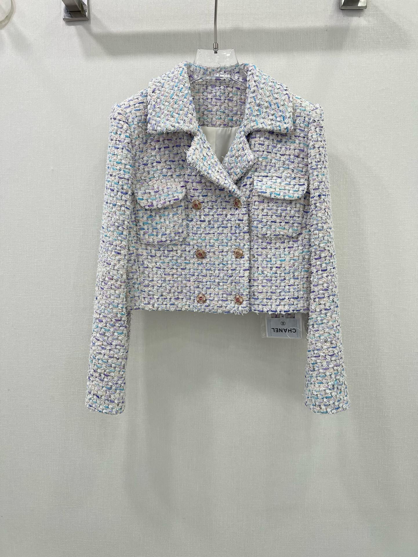 Chanel Clothing Coats & Jackets White Weave Fall Collection Vintage