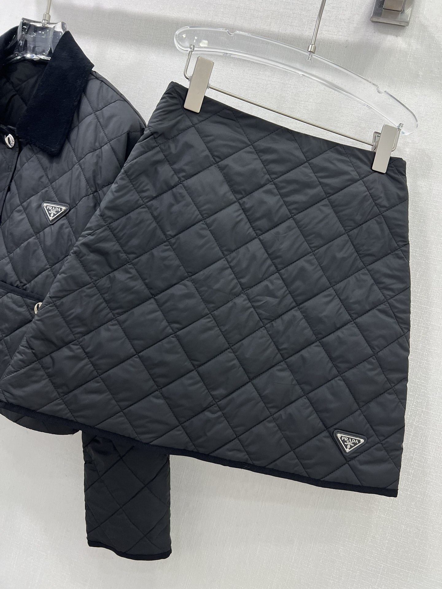 Prada New Twig Cotton Suit for Autumn: Single-Rate Female Suit with Dust-Proof Bag - 图片 5