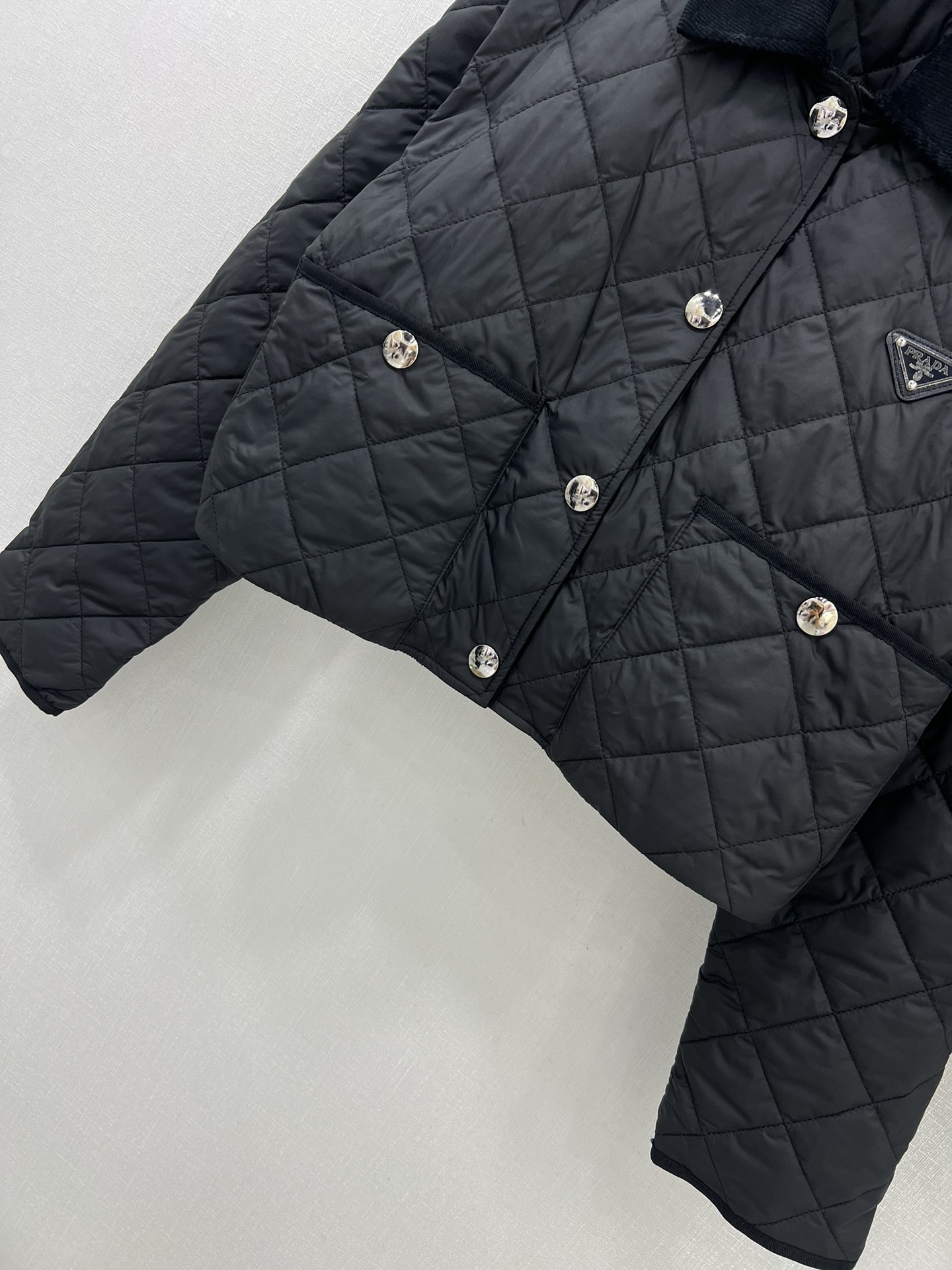 Prada New Twig Cotton Suit for Autumn: Single-Rate Female Suit with Dust-Proof Bag - 图片 4