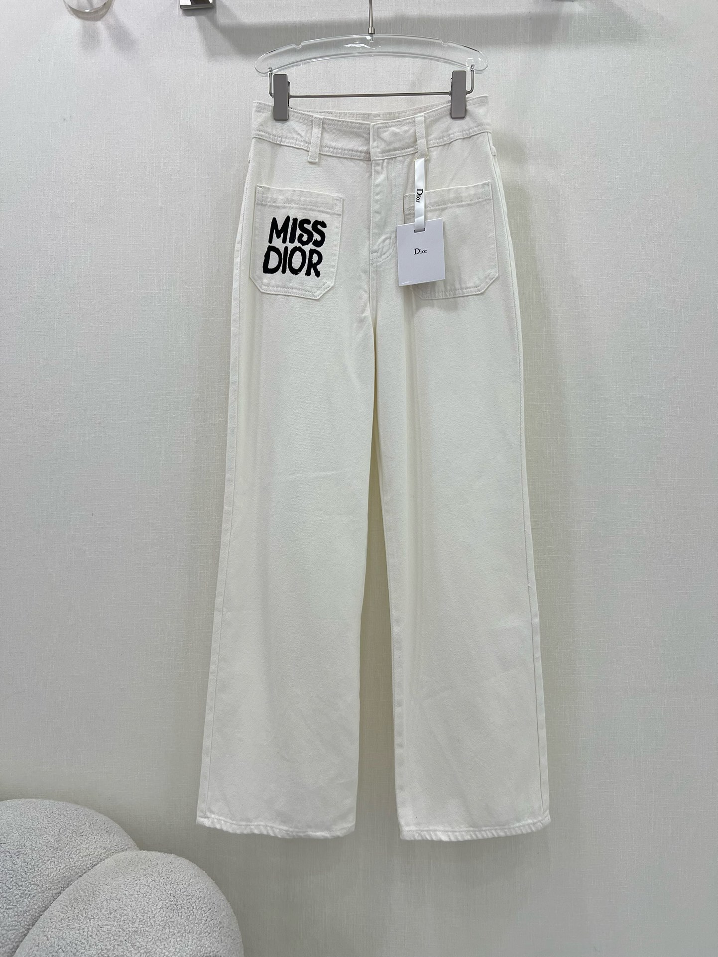 Dior Clothing Jeans Pants & Trousers Printing Cotton Denim Fall/Winter Collection