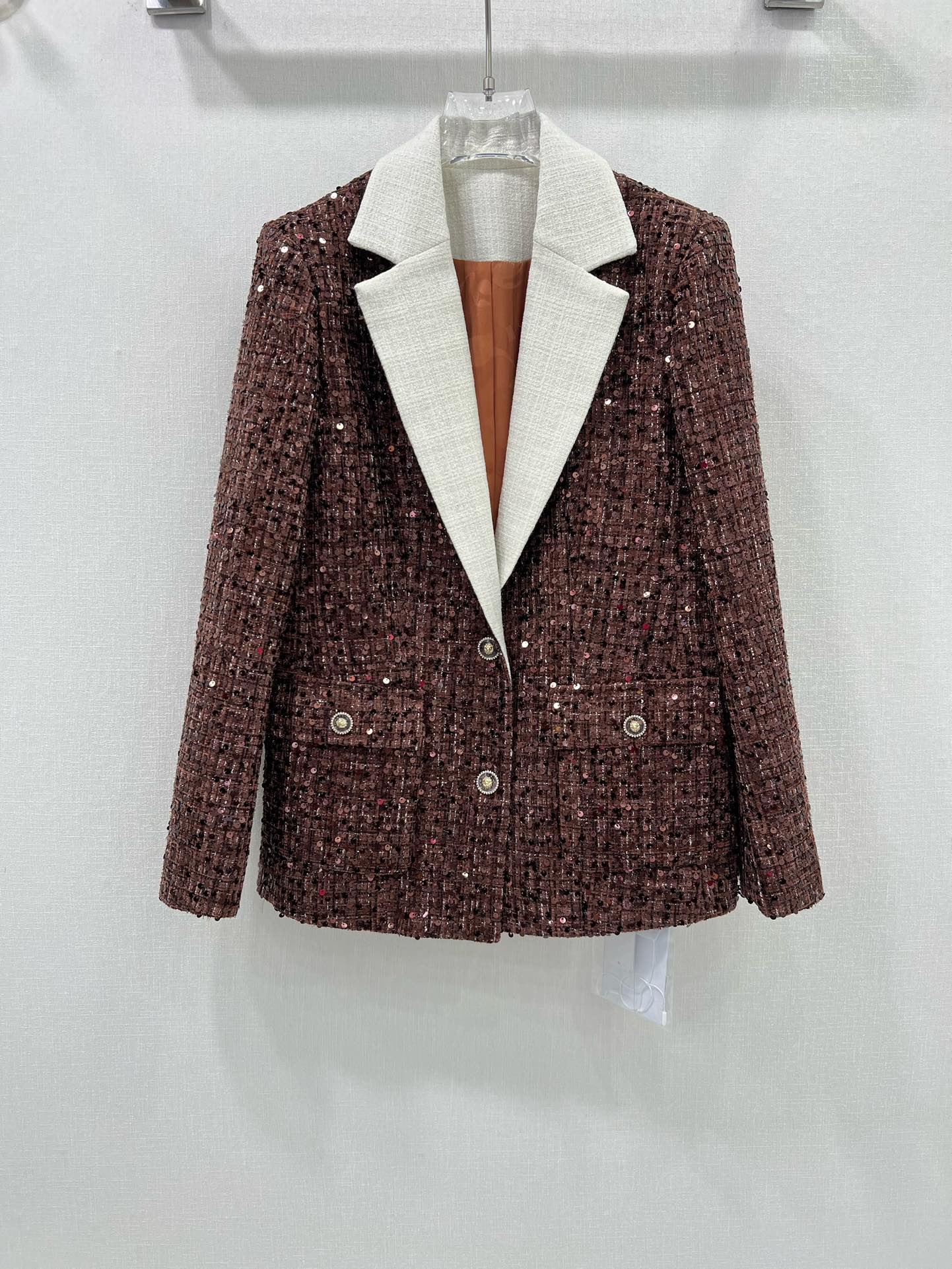 Chanel Clothing Coats & Jackets White Weave Fall Collection Vintage B30512541390