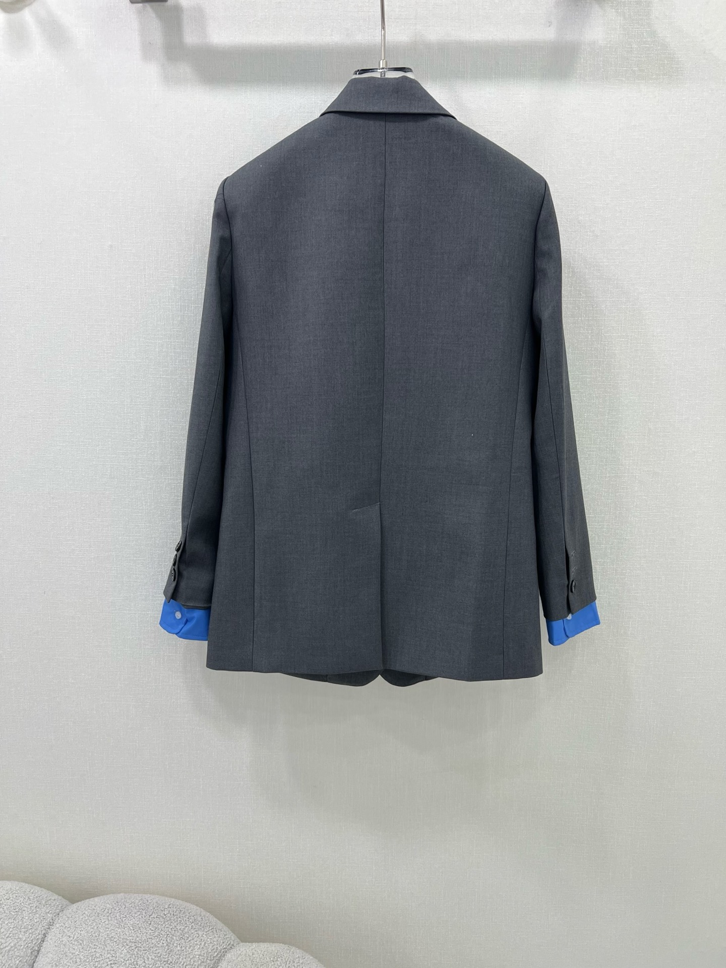 🔥🔥miumi*25新款新款缪假两件西装外套  高级老钱风配色 少女知识分子时髦风穿搭！老钱风假两件西装