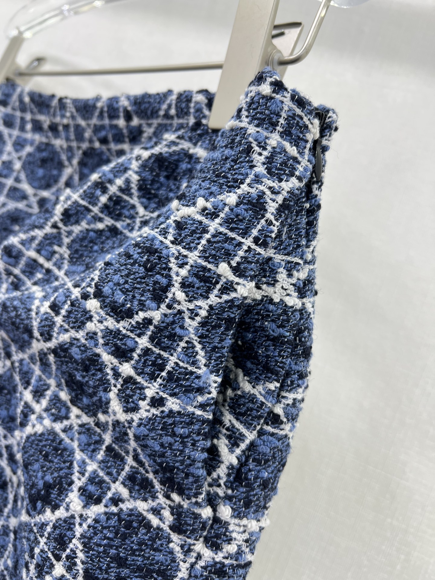 🔥🔥Dio* 25新款藤格提花半裙 定制YB进口粗纺毛呢材质  高级品相 经典戴妃藤格纹元素弥久珍藏，定