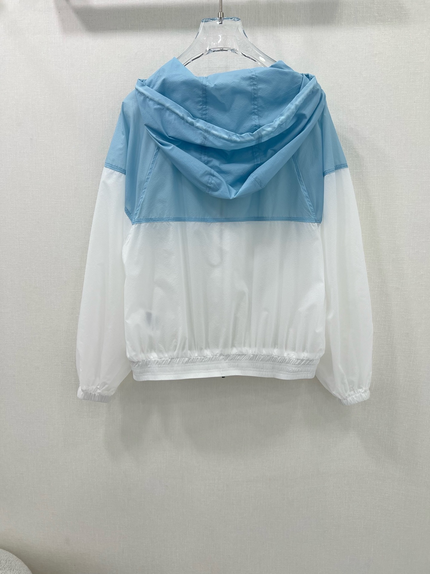 Miu Miu Women's Windbreaker Jacket - Lightweight, Blue and White, Size S-L 10 i1747748997099 3190 0 0