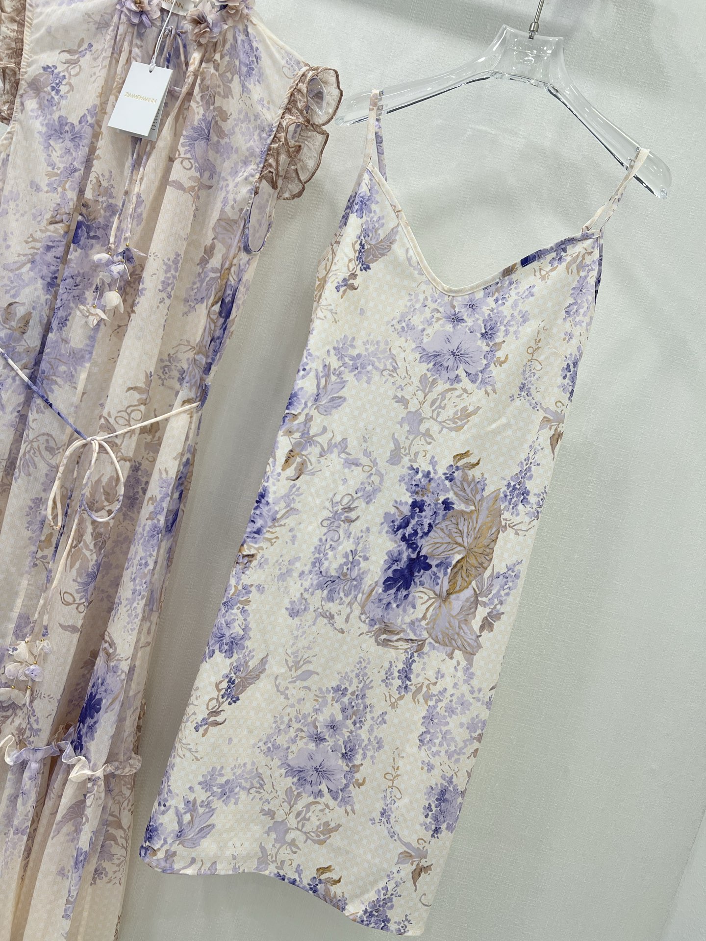 New Zimmerman Digital Print Flower Design Dress: High Fashion, Gentle, Soft Tune - 图片 8