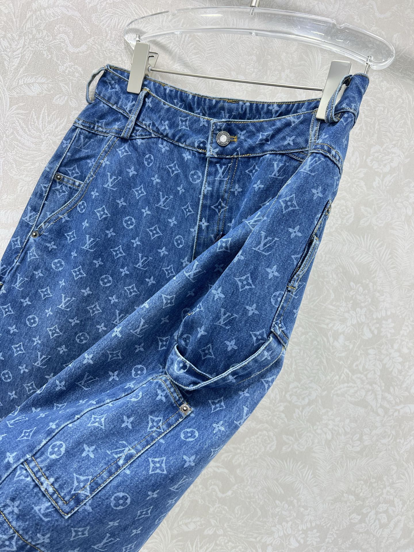 Louis Vuitton Monogram Denim Set: Vest, Jacket, Skirt & Shorts 7 i1749132438551 5999 0 6