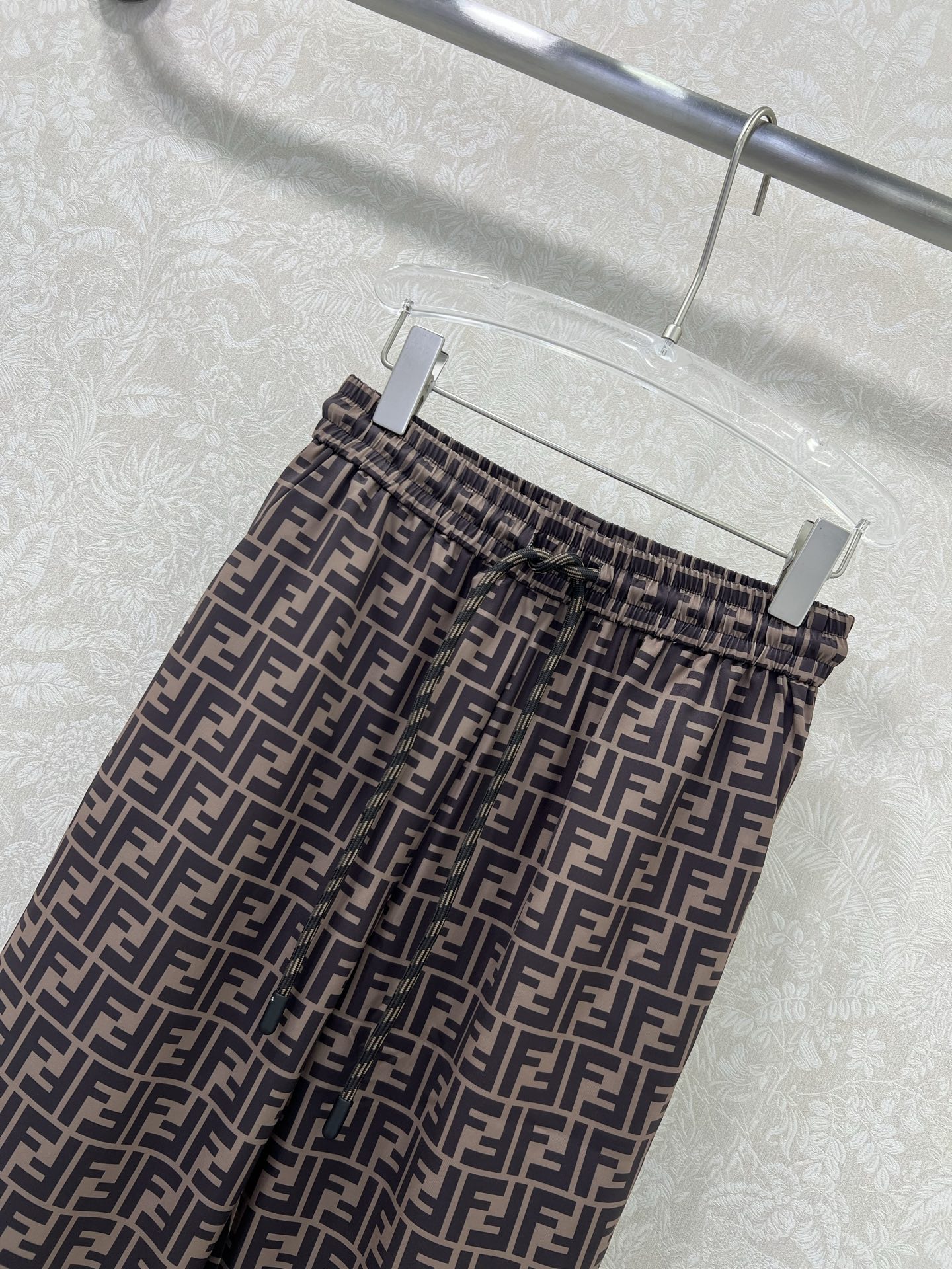 Fendi Women's High Waist Wide Leg Pants Classic FF Logo Print 4 i1749132715843 6315 0 3