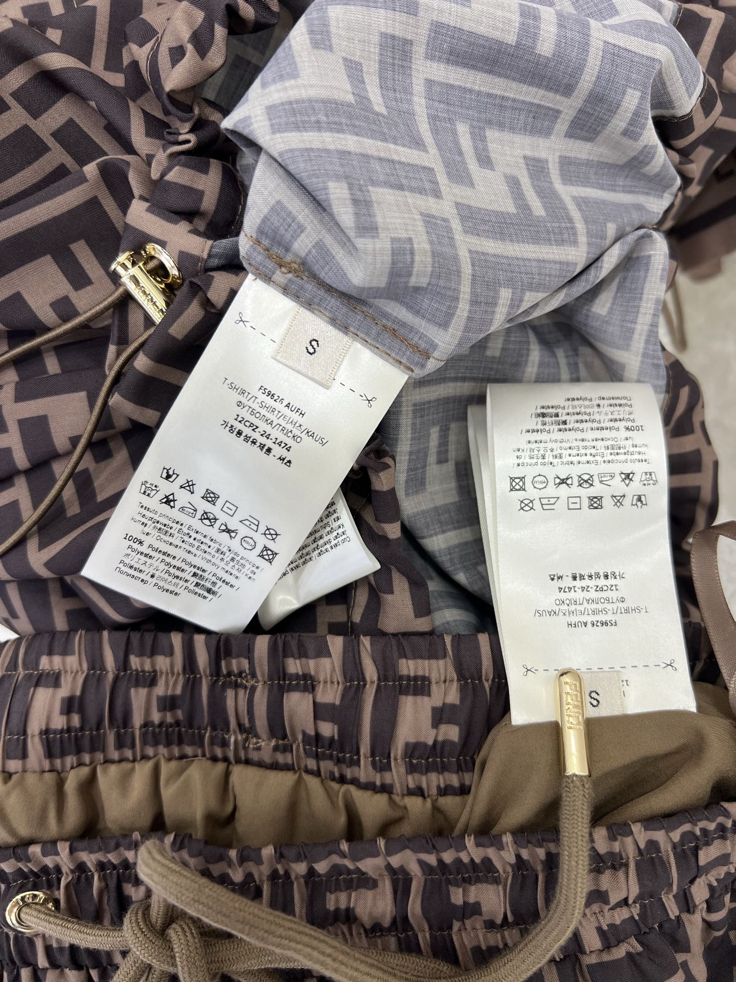 Fendi Roma Print Set, Summer New Women's Suit, Classic Double F Pattern 9 i1749132753011 6246 0 8