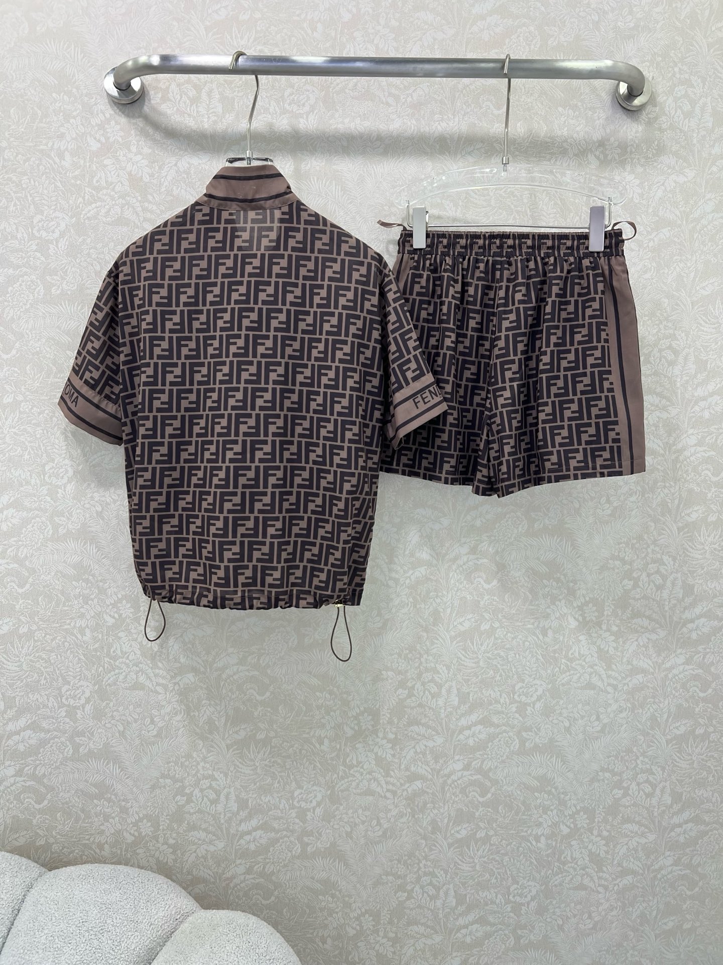 Fendi Roma Print Set, Summer New Women's Suit, Classic Double F Pattern 10 i1749132754183 7606 0 1