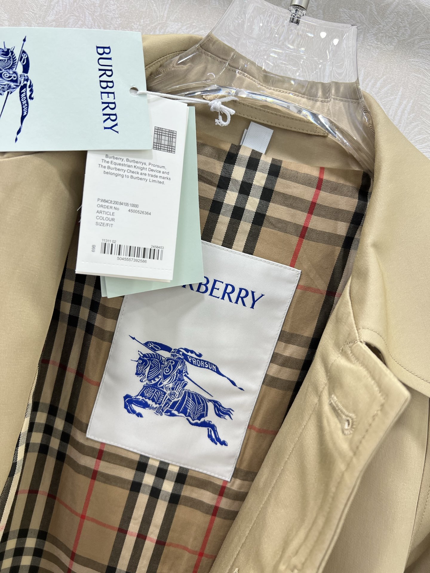 Burberry Women's Trench Coat - Lightweight, Vintage Check, Belted, S-XL 8 i1751377958761 2428 0 7