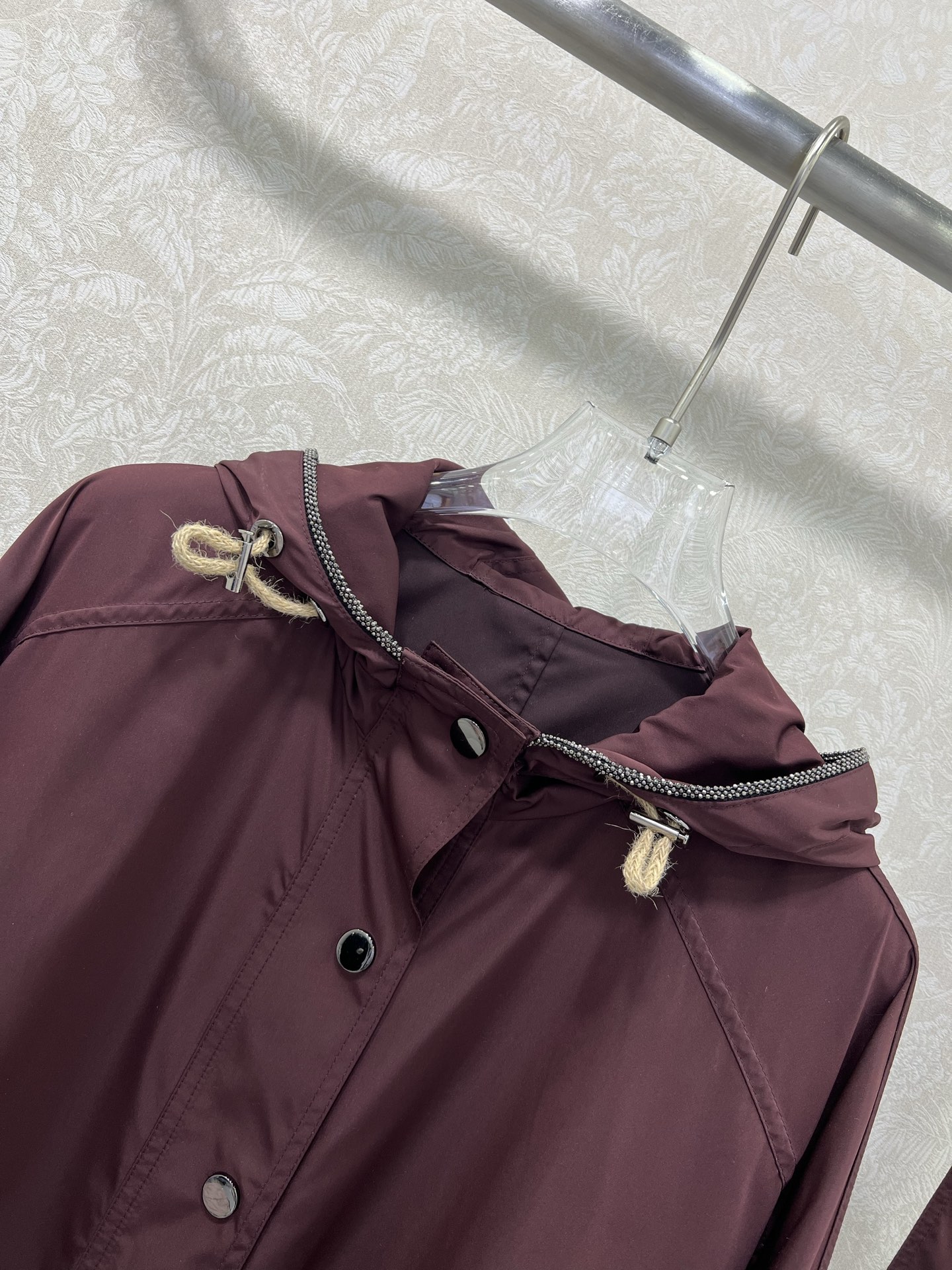 🔥🔥BRUNELLO CUCINELL* 25新款斗篷式长款外套 BC家依旧极简风 连帽链条⛓装饰单排扣