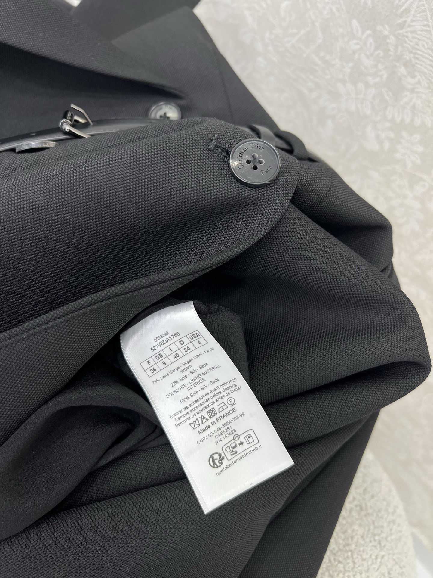 🔥🔥Dio*25新款丝毛连衣裙高版本 内衬真丝 翻领阔袖搭配真皮腰带长裙 定制YB进口丝毛材质 挺括有型