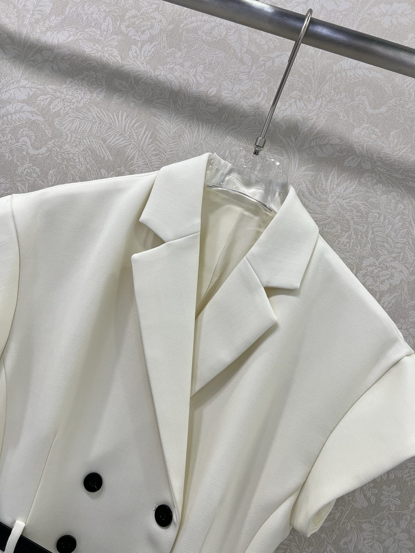 🔥🔥Dio*25新款丝毛连衣裙高版本 内衬真丝 翻领阔袖搭配真皮腰带长裙 定制YB进口丝毛材质 挺括有型