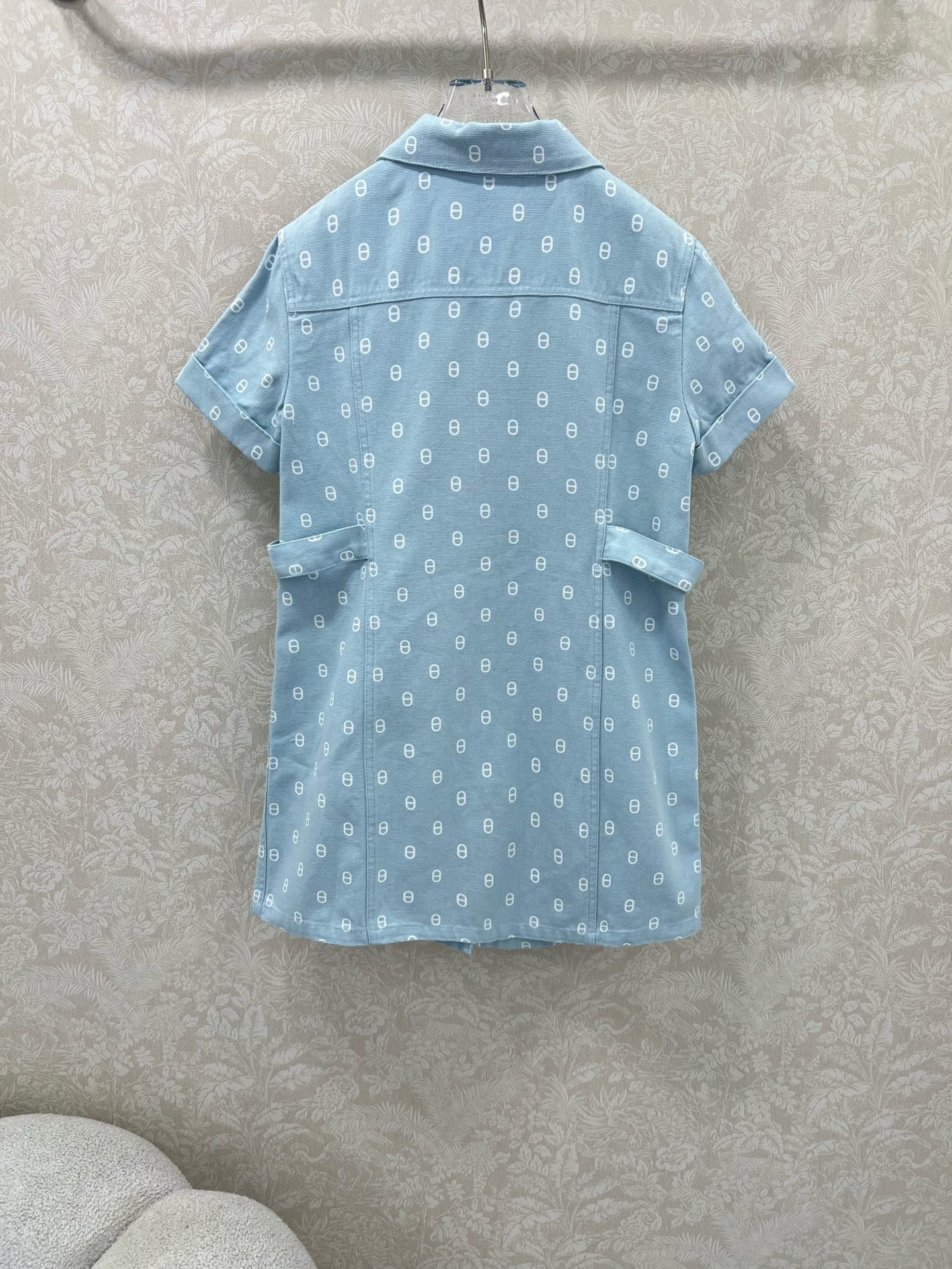 🔥🔥Herme*25新款经典猪鼻子🐽印花牛仔连衣裙  全新高版本出货啦 定制YB斜纹全棉牛仔材质 酵素水