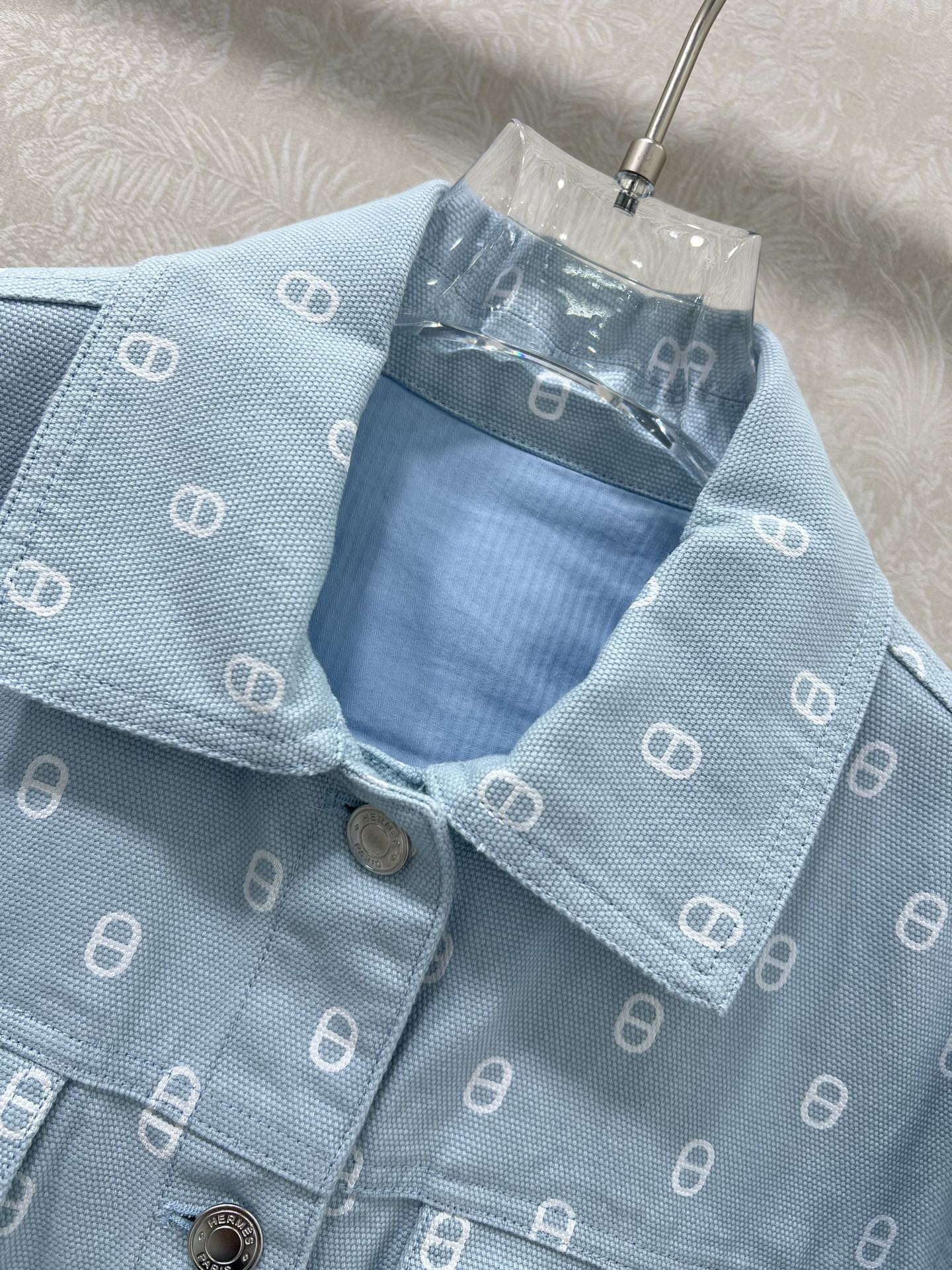 🔥🔥Herme*25新款经典猪鼻子🐽印花牛仔外套 全新高版本出货啦 定制YB斜纹全棉牛仔材质 酵素水洗工