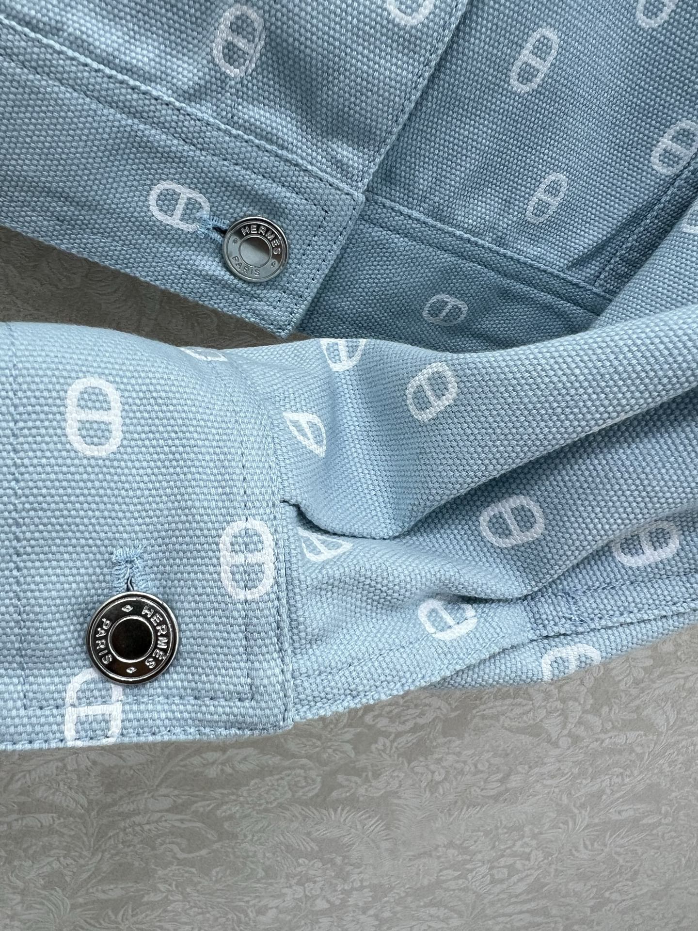 🔥🔥Herme*25新款经典猪鼻子🐽印花牛仔外套 全新高版本出货啦 定制YB斜纹全棉牛仔材质 酵素水洗工