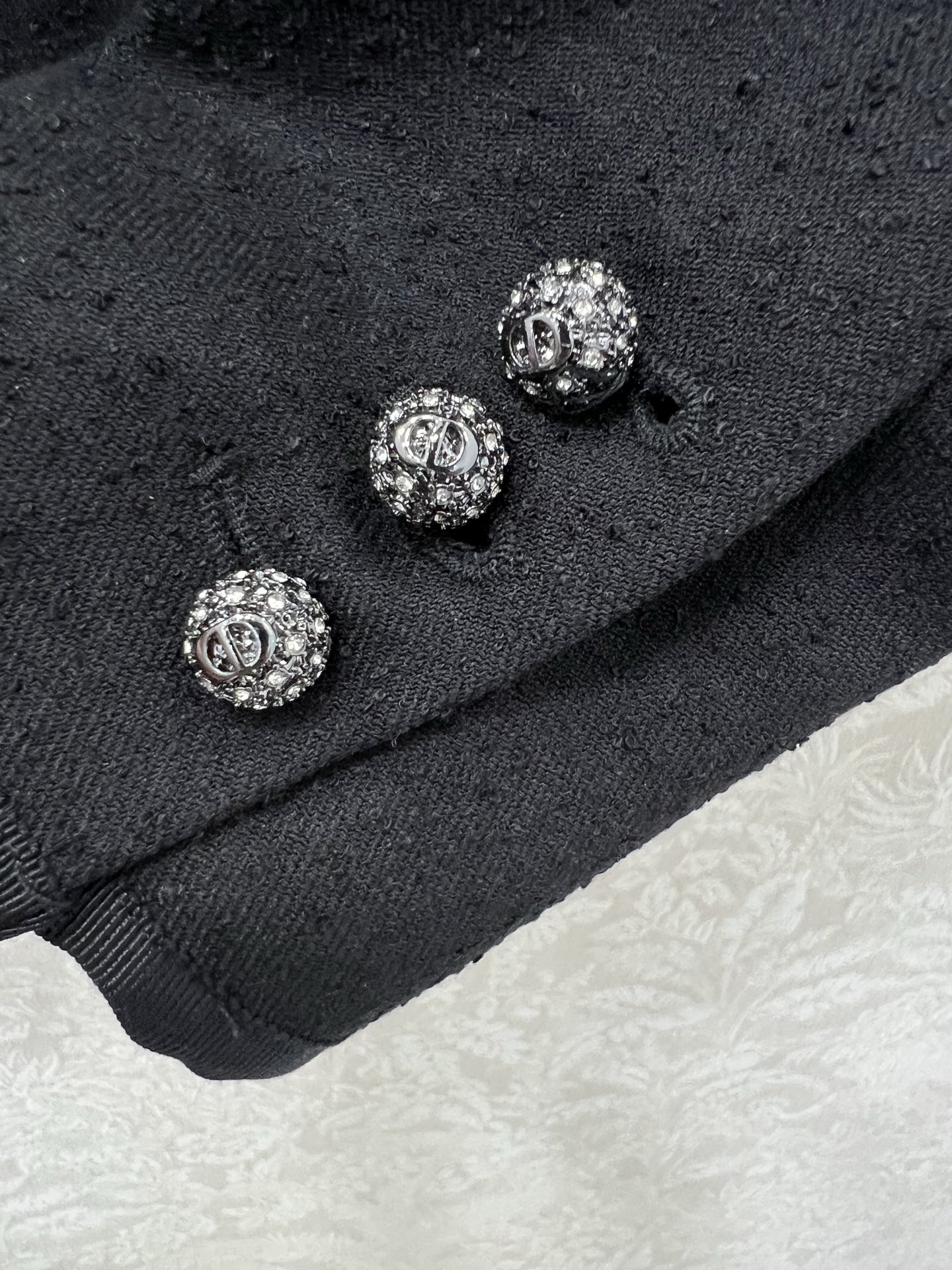 🔥🔥Dio*25新款圆领洋装外套  定制YB进口粗纺毛呢材质  高级品相  正肩垫肩版型设计贴合身形  