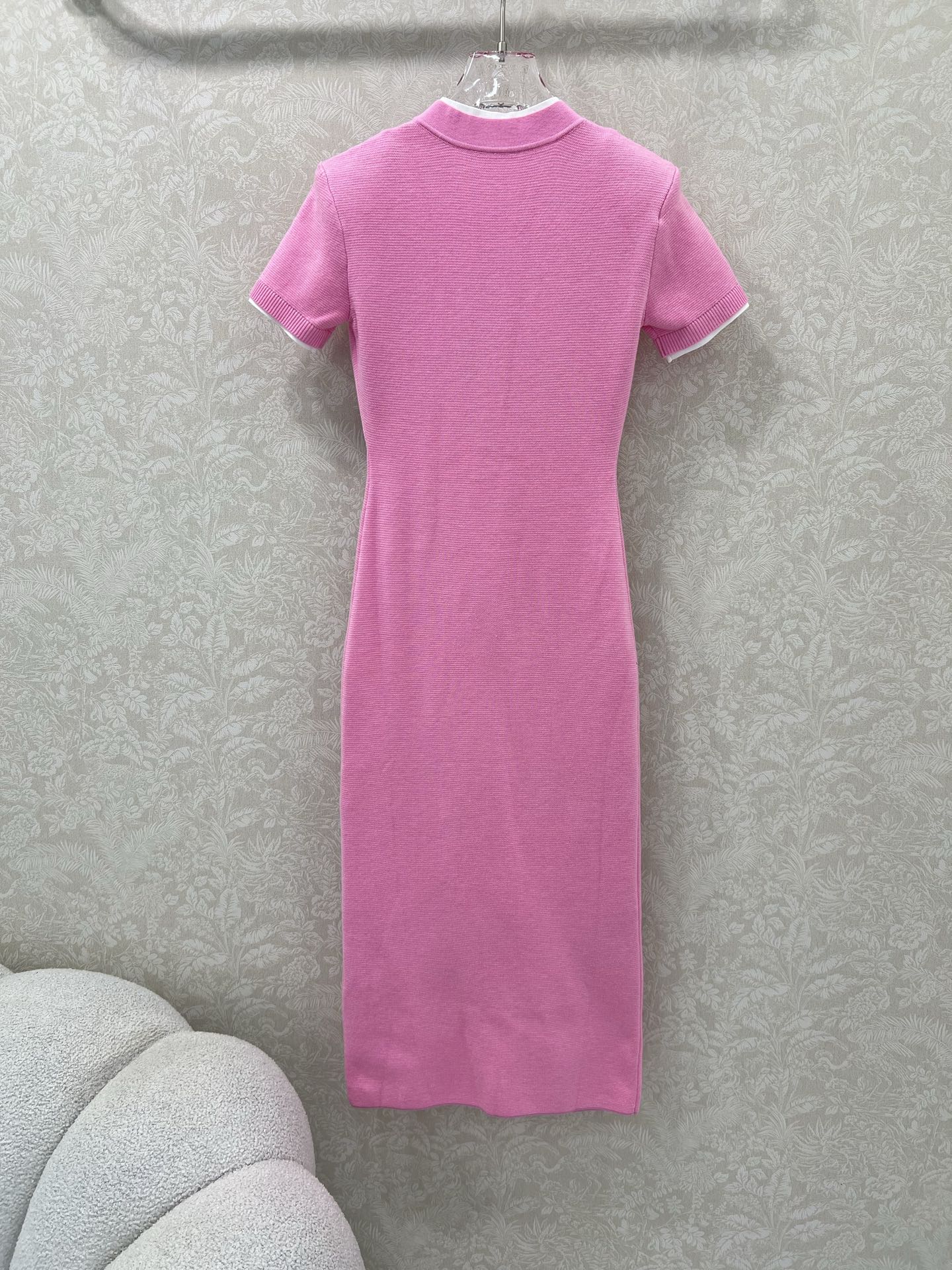 🔥🔥self-portrait 25新款粉红色短袖羊毛混纺针织连衣裙 超美腻的粉色🩷绝绝子！！完美复刻质