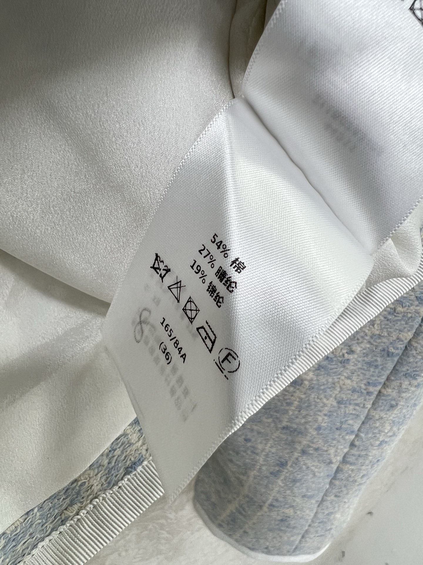 🔥🔥Dio*25新款藤格纹圆领洋装外套  马卡龙配色出货啦！绝美的藕粉跟浅蓝色 🩷🩵定制YB进口粗纺毛呢