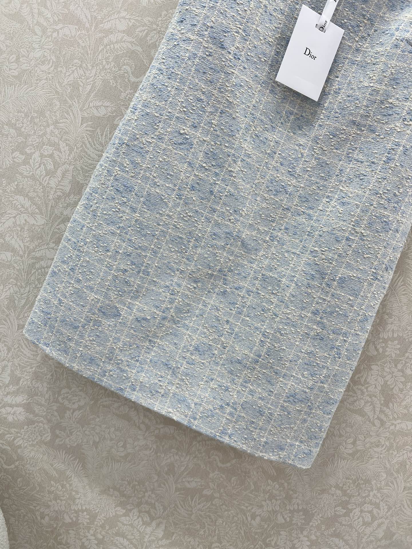 🔥🔥DIO*25秋冬新款藤格背心裙 马卡龙配色出货啦！定制提花材质 工艺处理 呈现出粗呢藤格纹肌理  垂