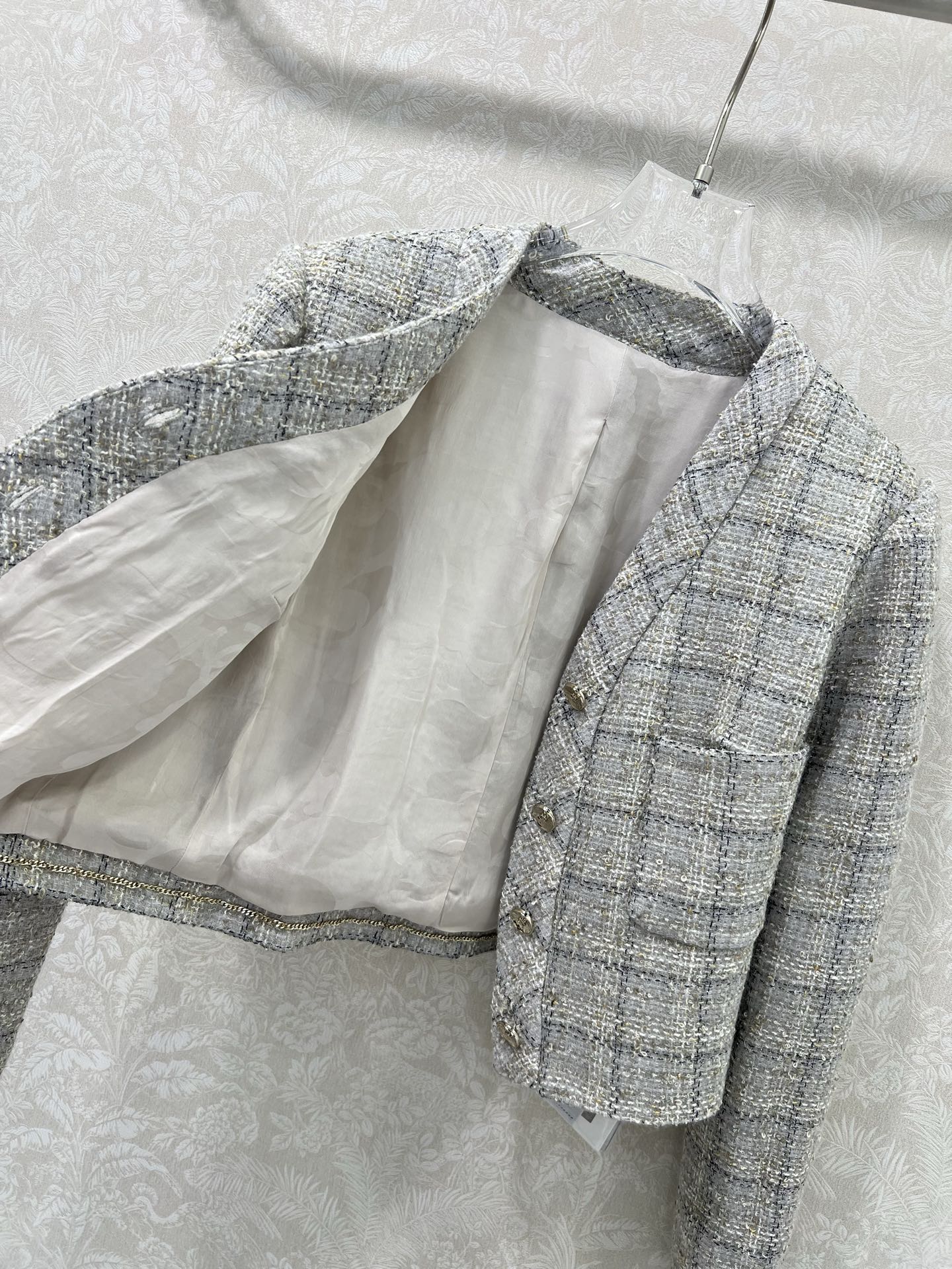 🔥🔥Chan*l25新款编织洋装V领外套 高版本！百分百真丝内衬 手工挑边 注意细节区分版本‼️ 定制Y