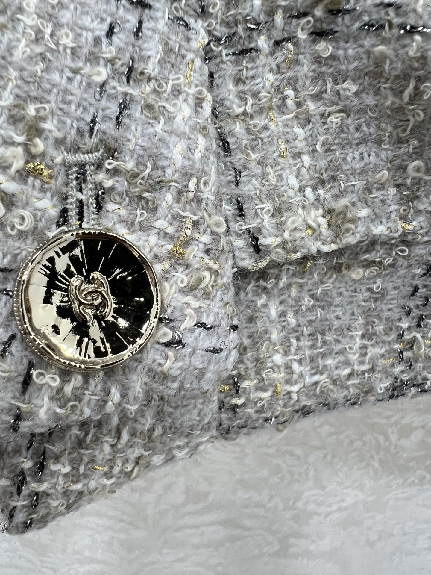 🔥🔥Chan*l25新款编织洋装V领外套 高版本！百分百真丝内衬 手工挑边 注意细节区分版本‼️ 定制Y