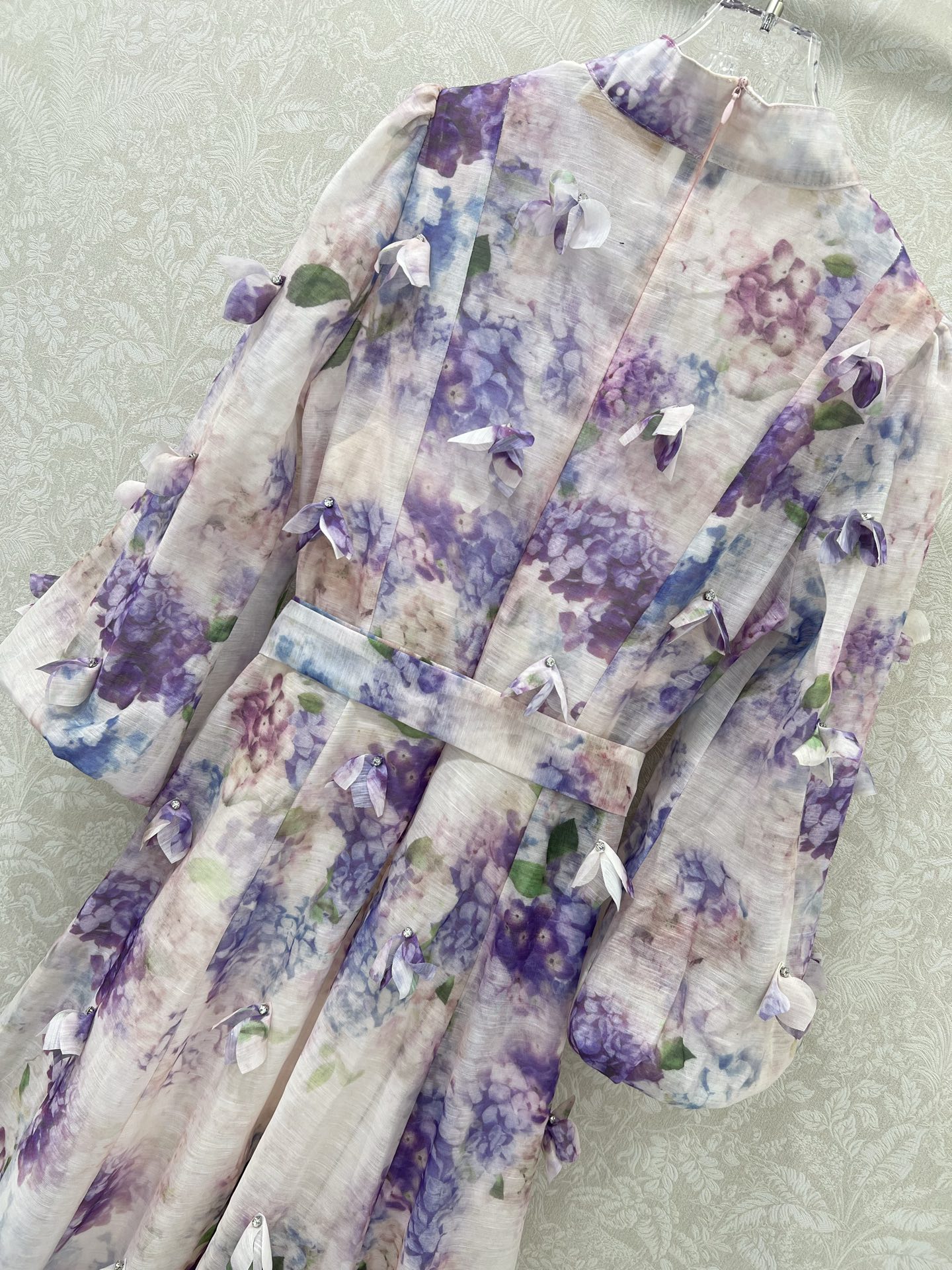 🔥🔥Zimmerman*兹/默曼 25新款印花系列 同步上新啦 小立领灯笼袖设计 前襟定制五金  超吸睛