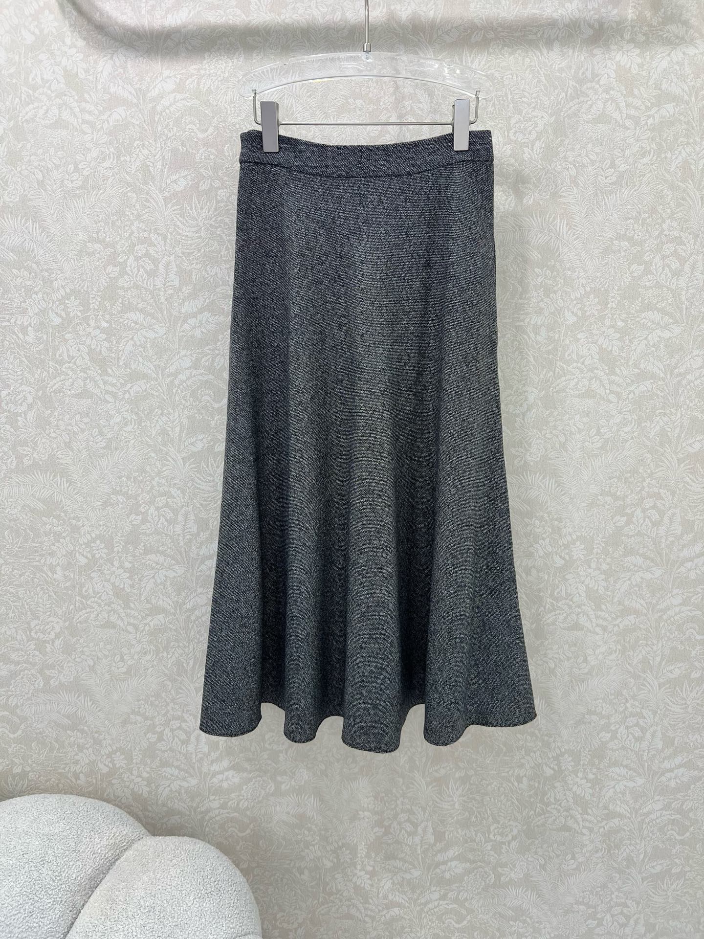 🔥🔥Dio* 25Fw早秋新款净色羊毛真丝内衬半裙 独家高版出品！百分百真丝内衬  1947年推出经典款