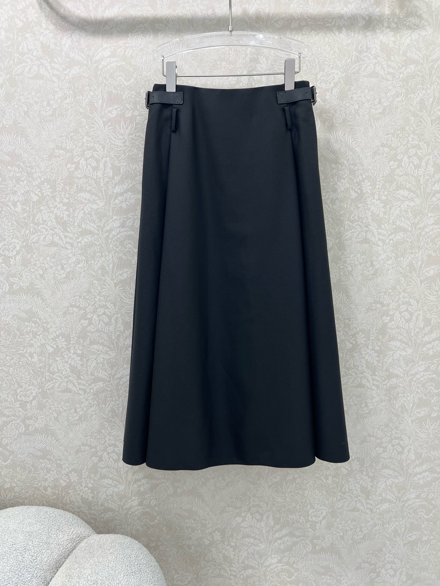 🔥🔥Dio* 25Fw早秋新款腰头皮扣丝毛半裙   丝毛面料百分百真丝内衬 独家高版出品 注意细节区分版