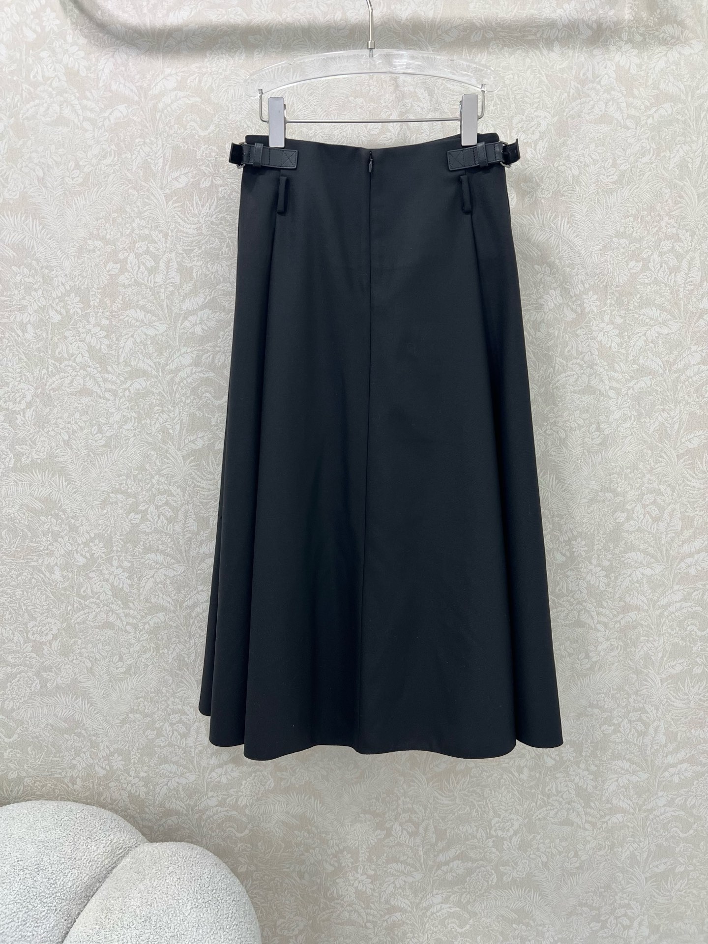 🔥🔥Dio* 25Fw早秋新款腰头皮扣丝毛半裙   丝毛面料百分百真丝内衬 独家高版出品 注意细节区分版