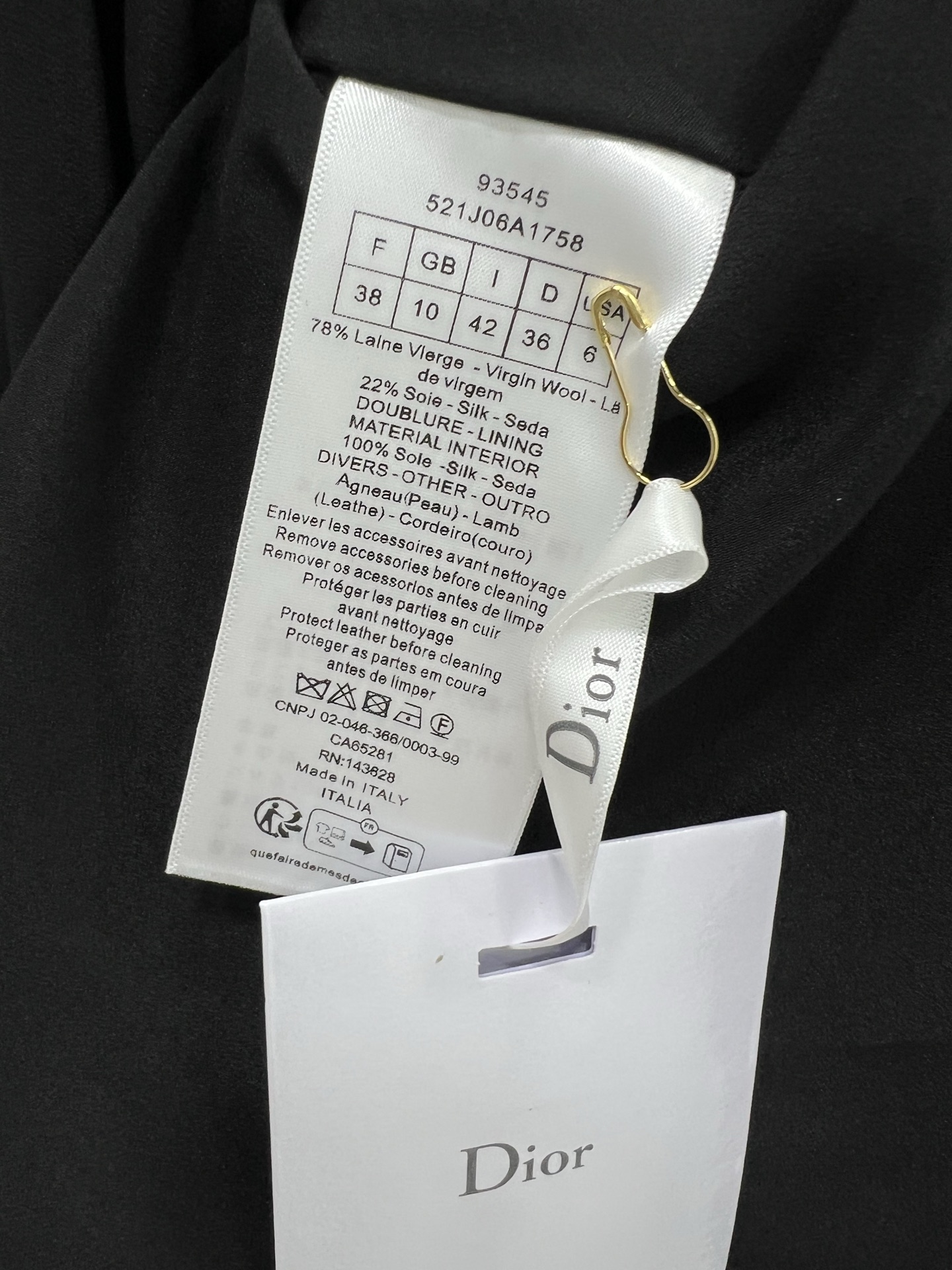 🔥🔥Dio* 25Fw早秋新款腰头皮扣丝毛半裙   丝毛面料百分百真丝内衬 独家高版出品 注意细节区分版