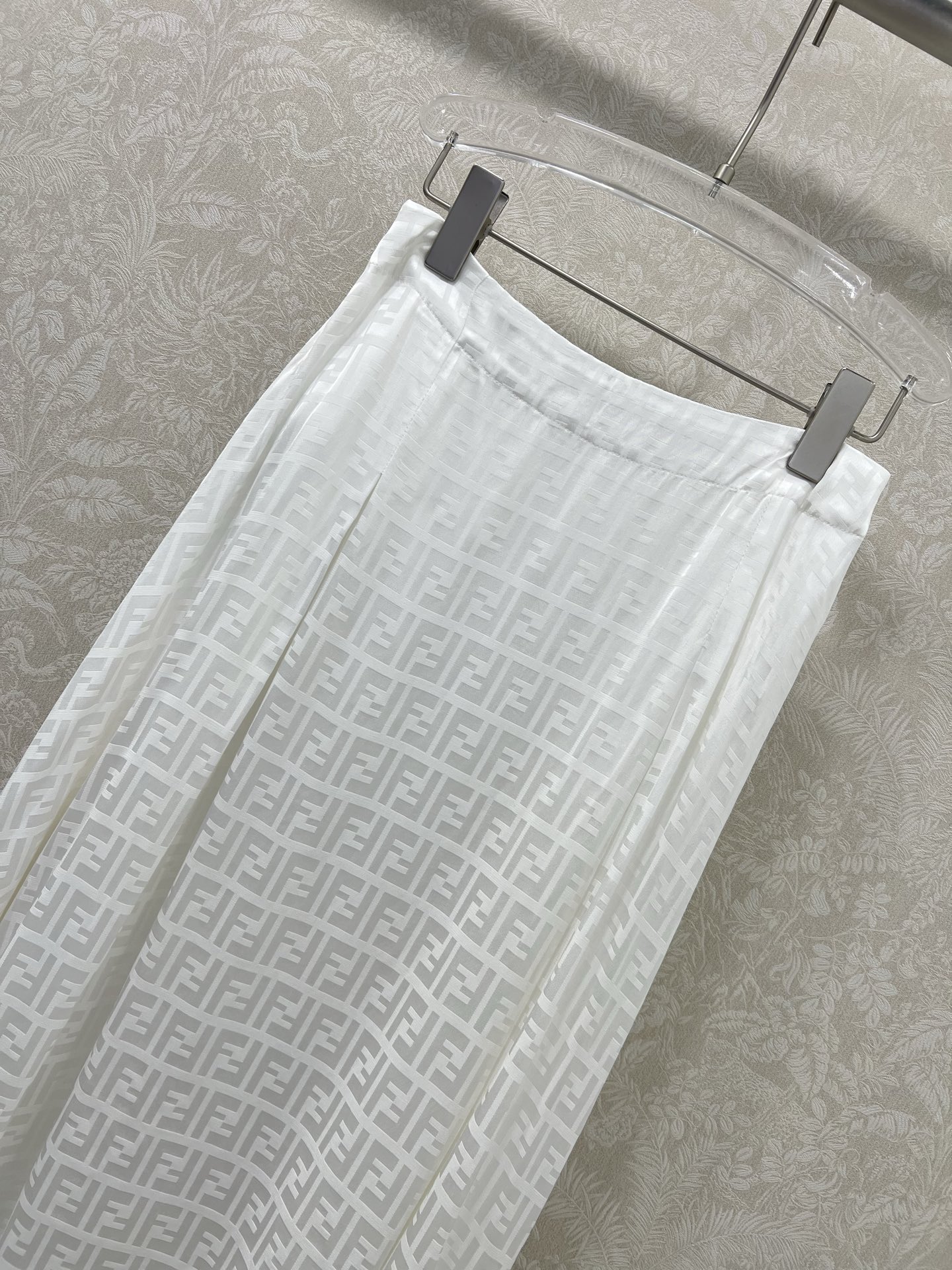 🔥🔥Fend *25新款提花暗纹半裙 定制YB进口提花材质 质感垂顺舒适 通体满印双F提花字母图案 老钱